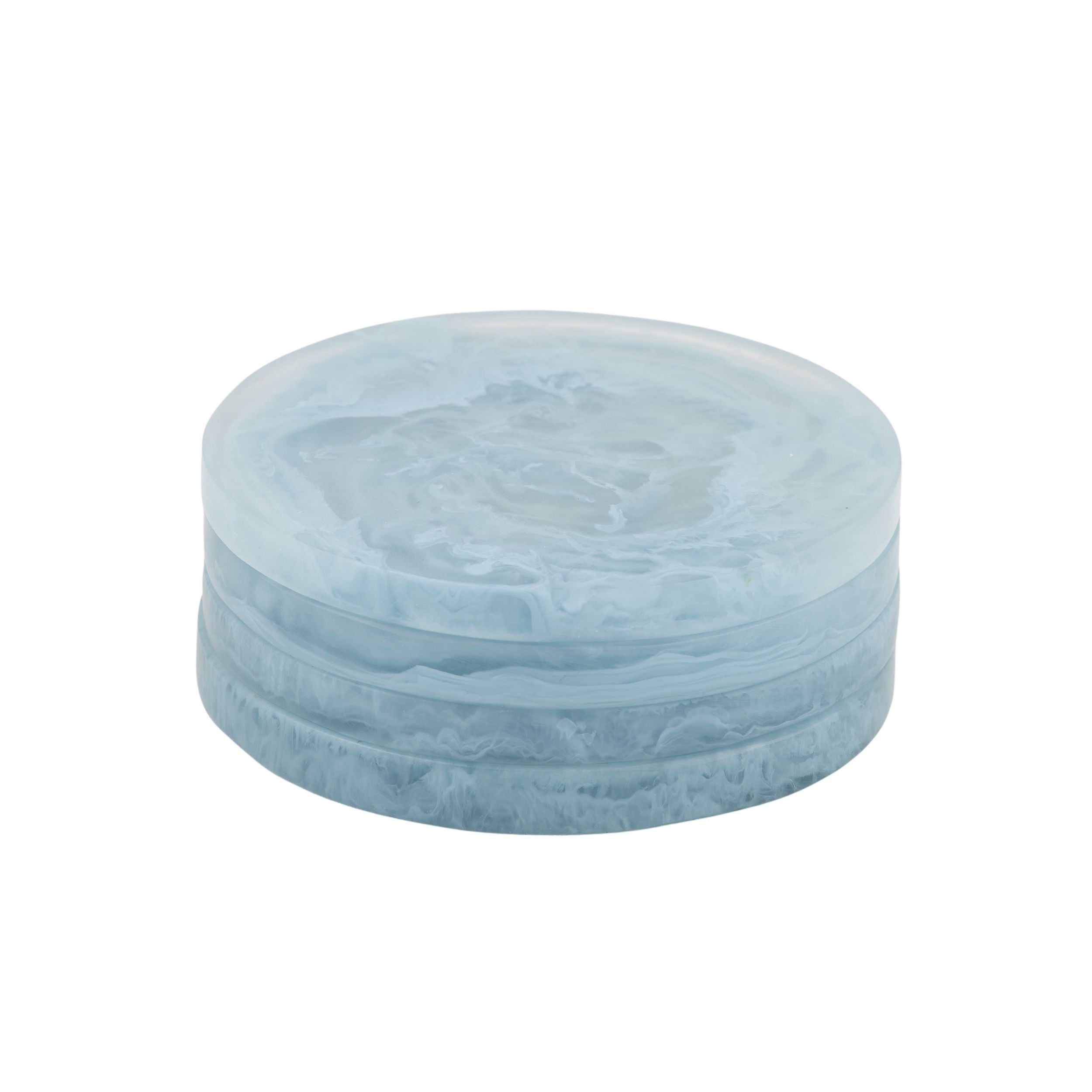 Assemble Kip Set of 4 Resin Coasters Sky