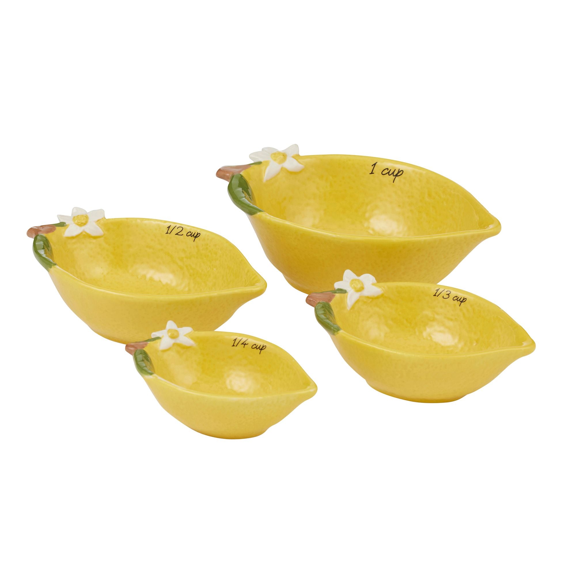 Assemble Limone Set of 4 Ceramic M'Cups Yellow