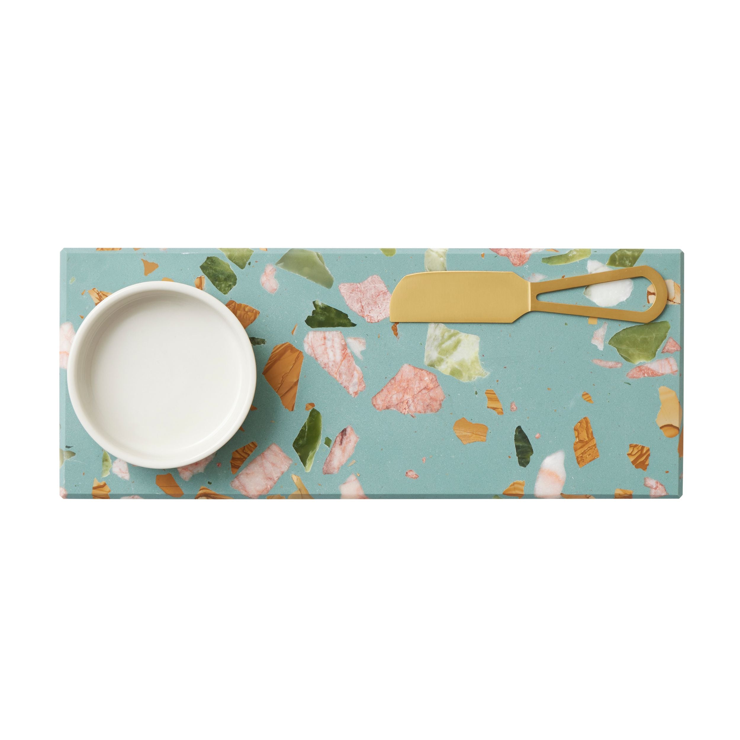 Assemble Jewel 3pc Terrazzo/Ceramic Set