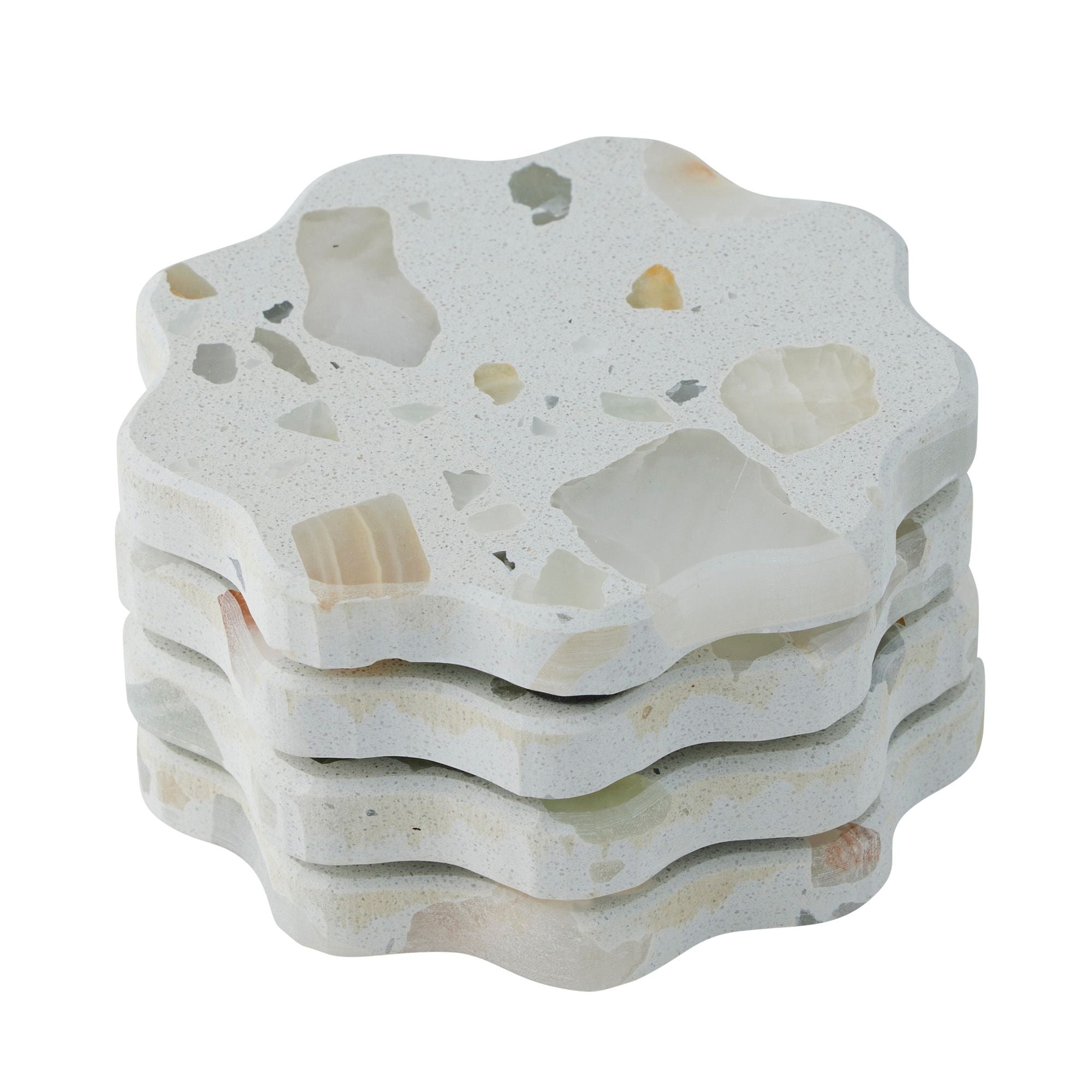 Assemble Winifred Set of 4 Terrazzo Coasters