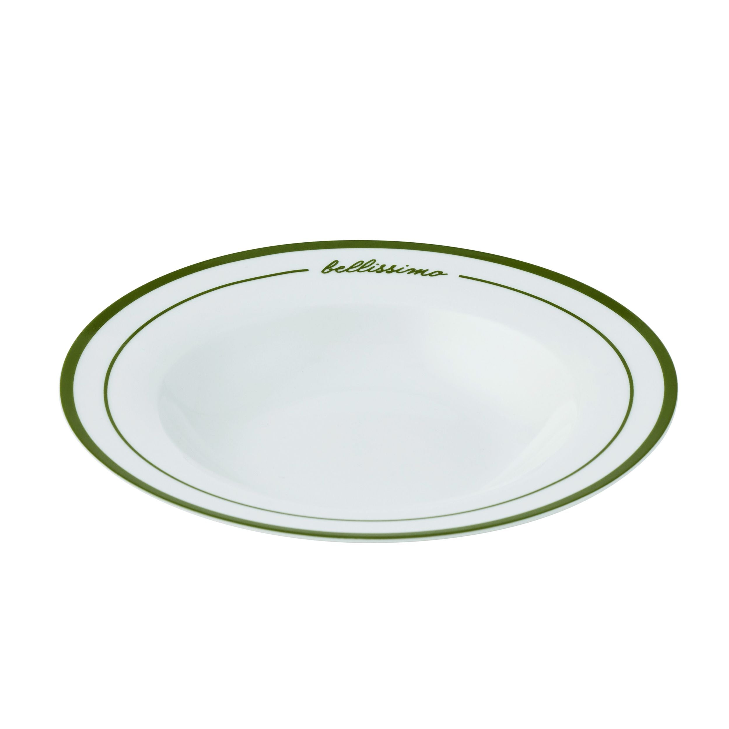 Assemble Osteria Ceramic Rimmed Bowl 23cm