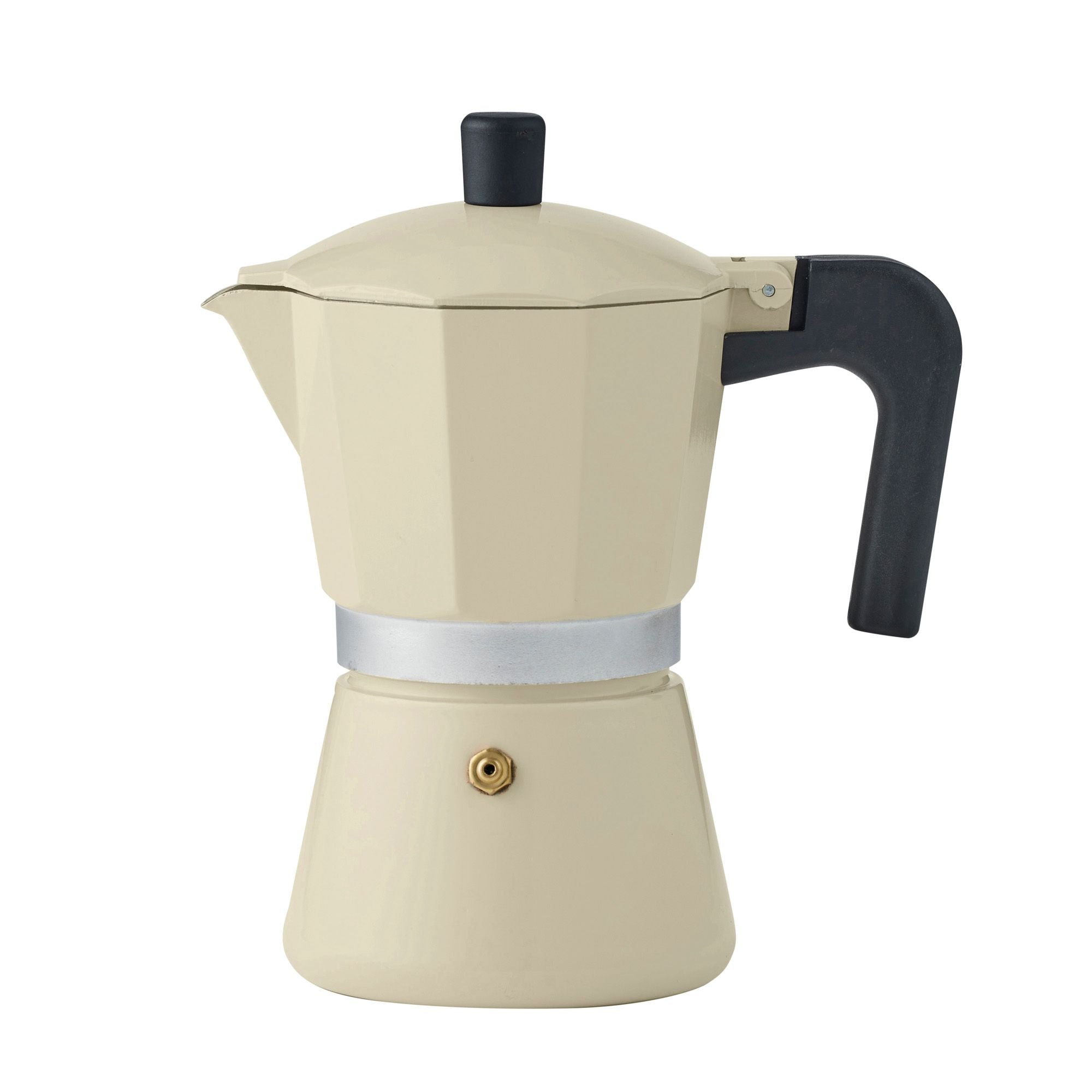 Assemble Nero Stovetop Espresso Maker 6 Cup Ivory