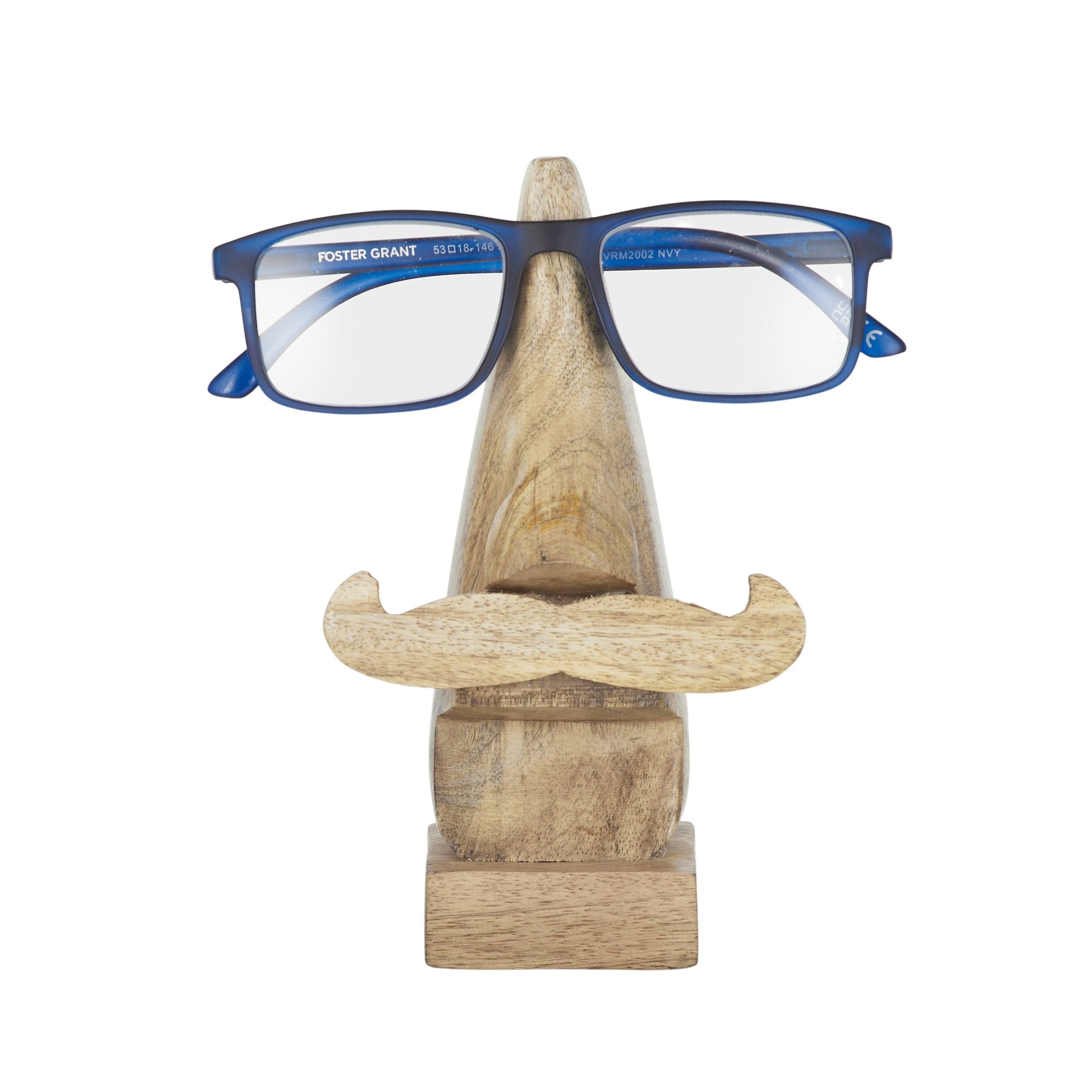 Coast To Coast His Wood Glasses Holder Natural