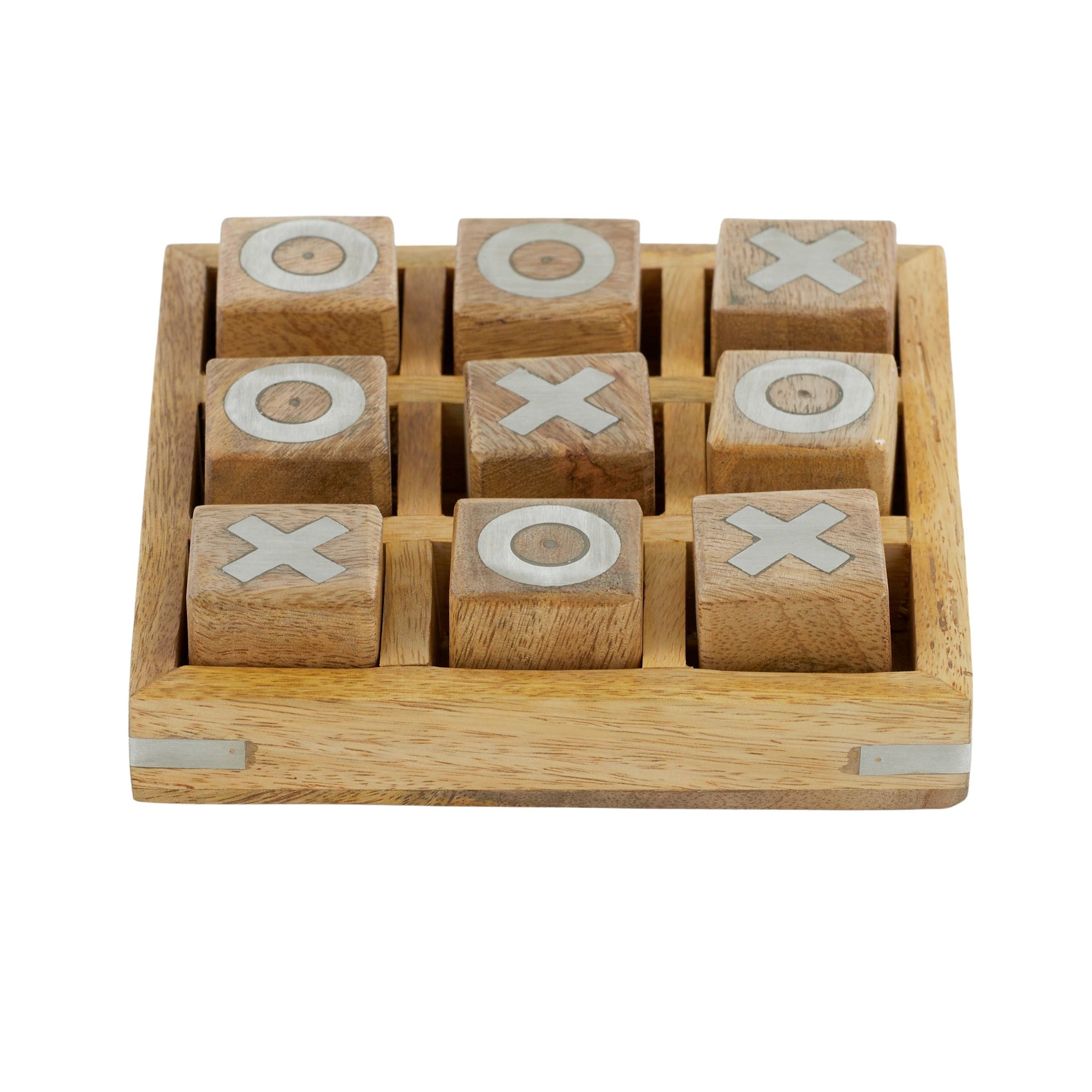 Coast To Coast Noughts & Crosses Natural/Silver