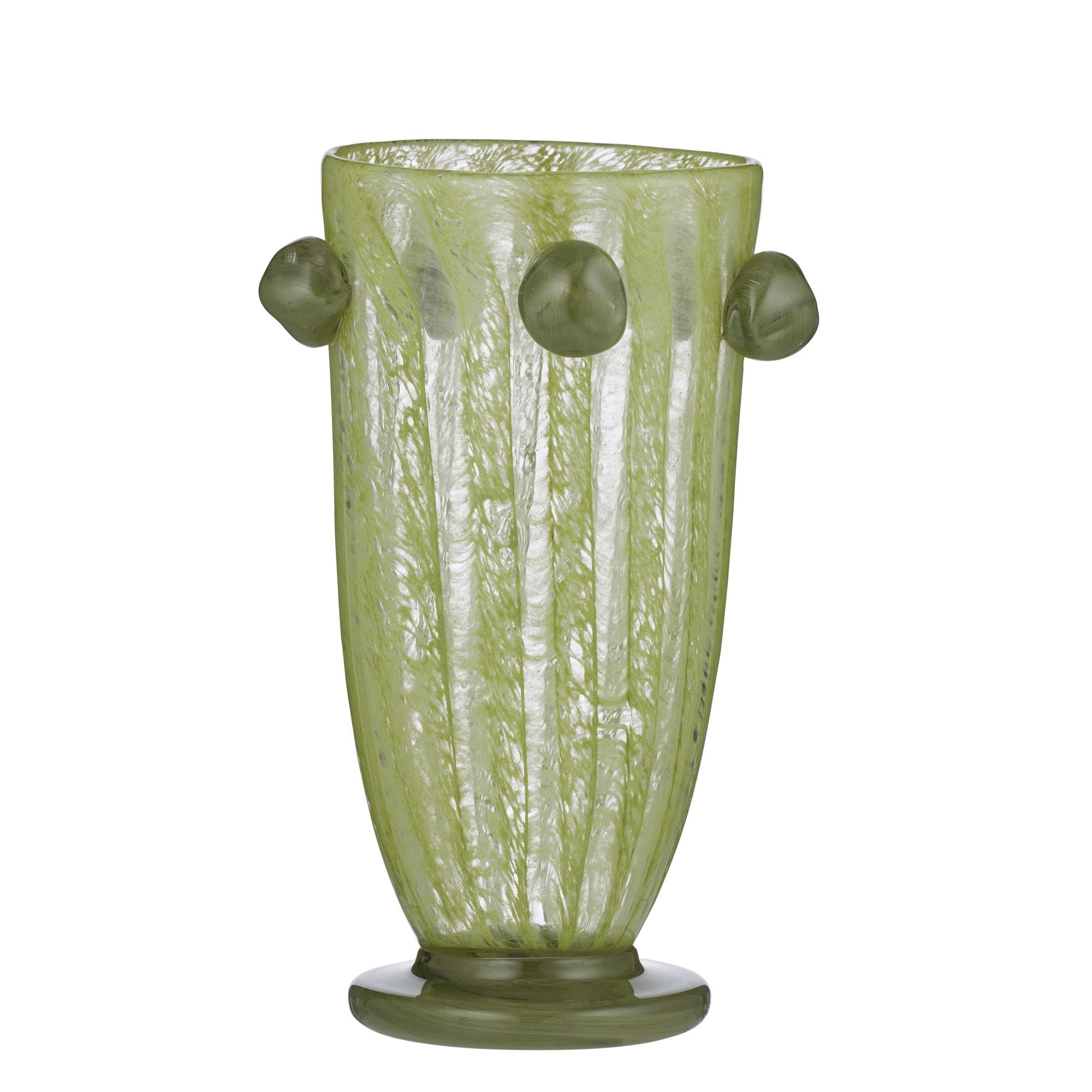 Coast To Coast Marcia Glass Vase Olive