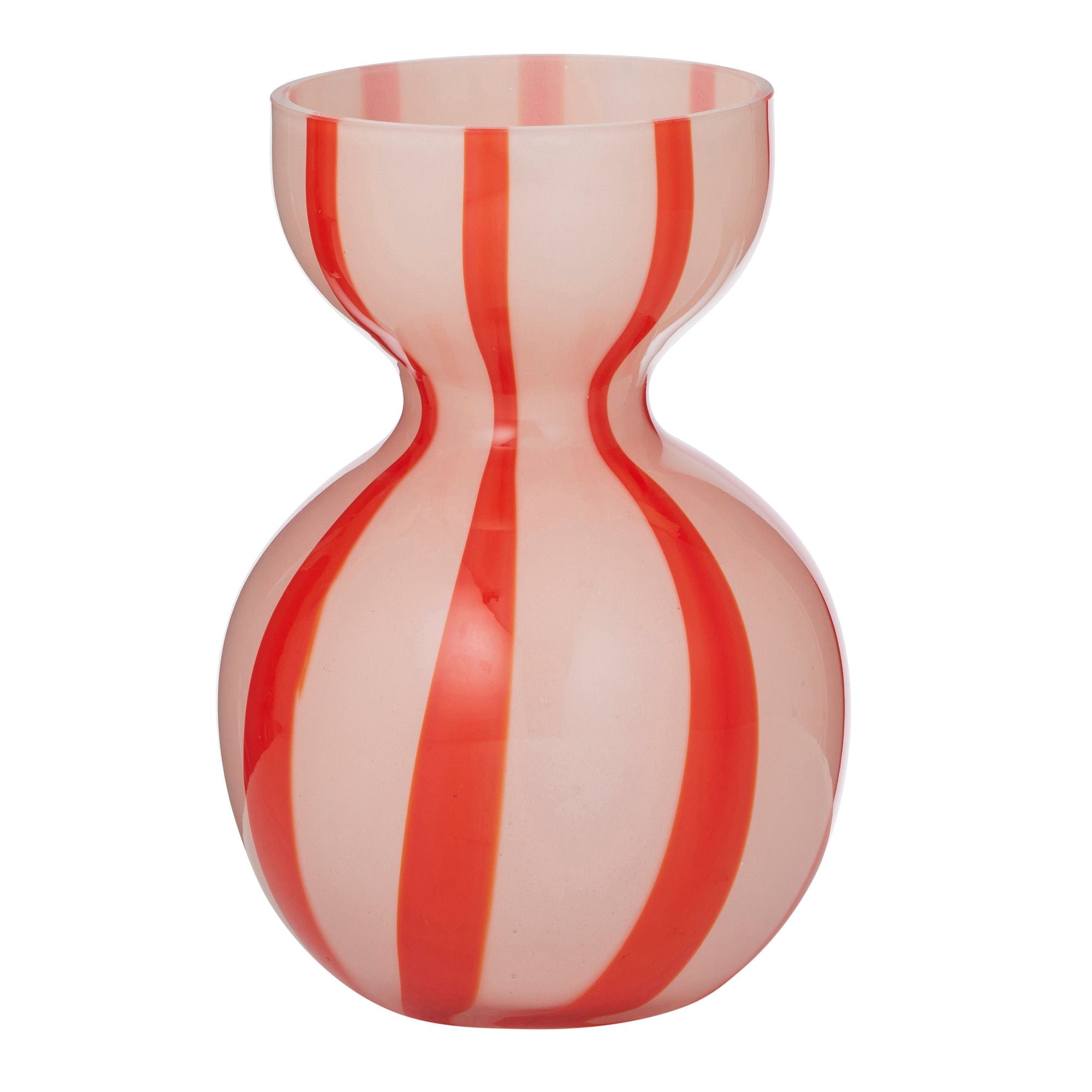 Coast To Coast Bobbi Glass Vase Pink/Red