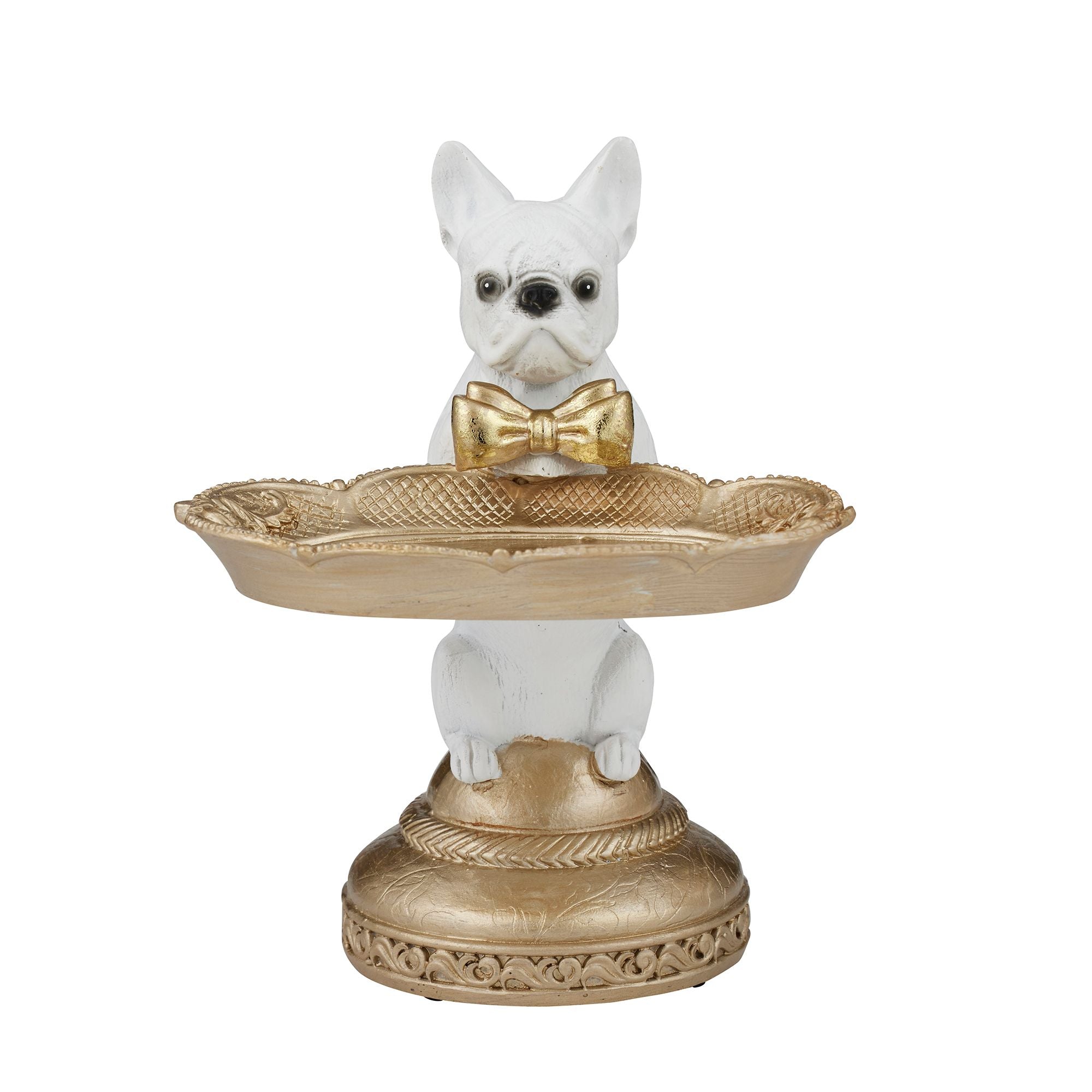 Coast To Coast Frenchie Resin Tray Sculpture