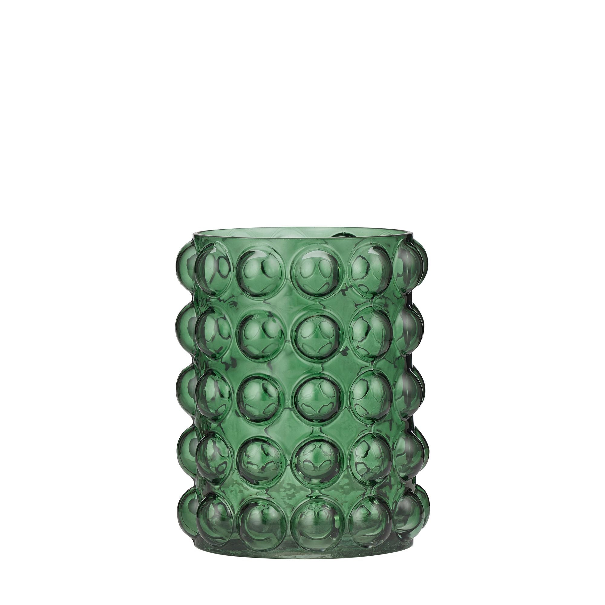 Coast To Coast Ellis Glass Vase 15x20cm Green