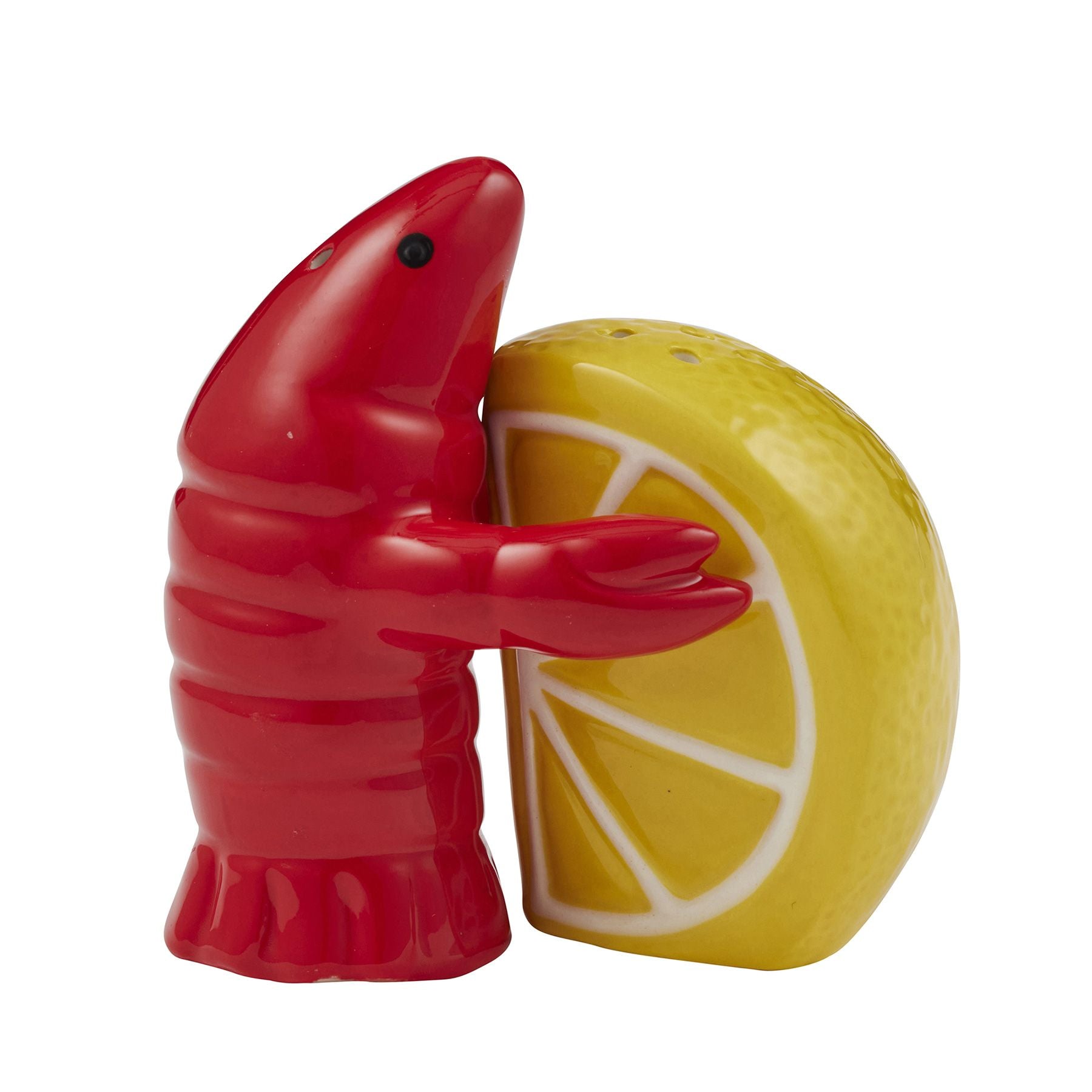Assemble Prawn/Lemon 2pc Ceramic S&P