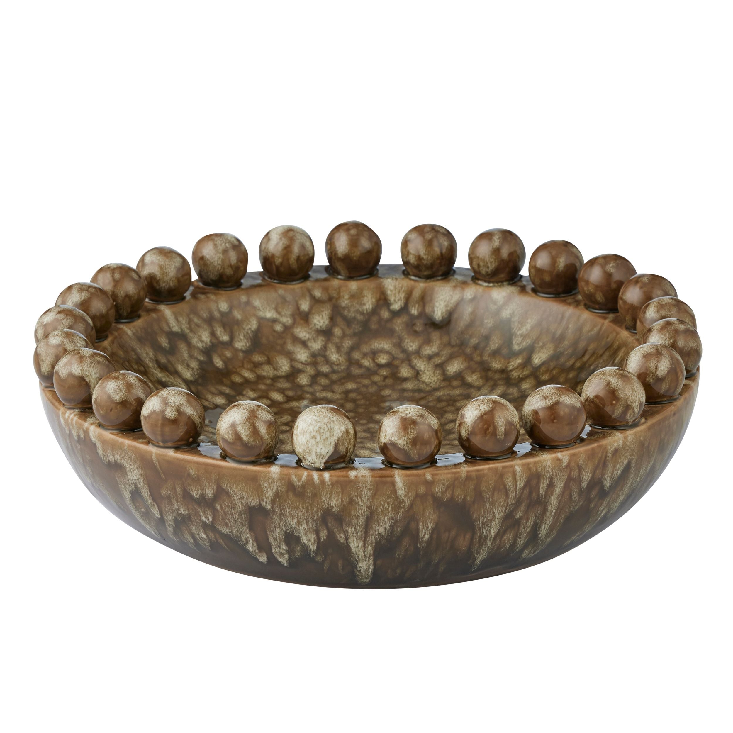 Coast To Coast Pip Ceramic Bowl 31x10cm Olive