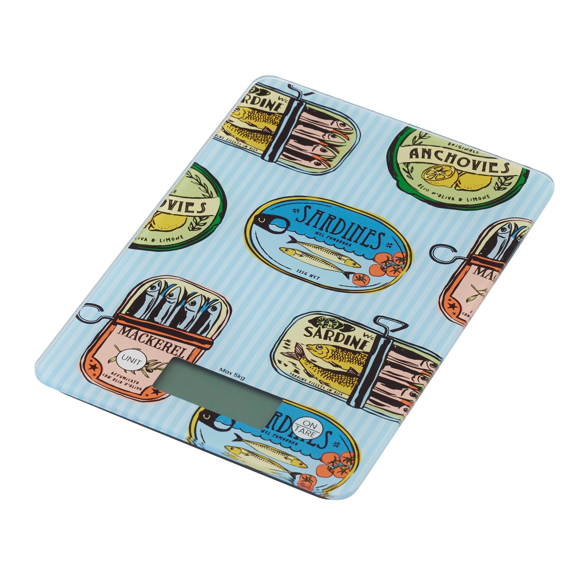 Assemble Sardine Glass Digital 5kg Scale
