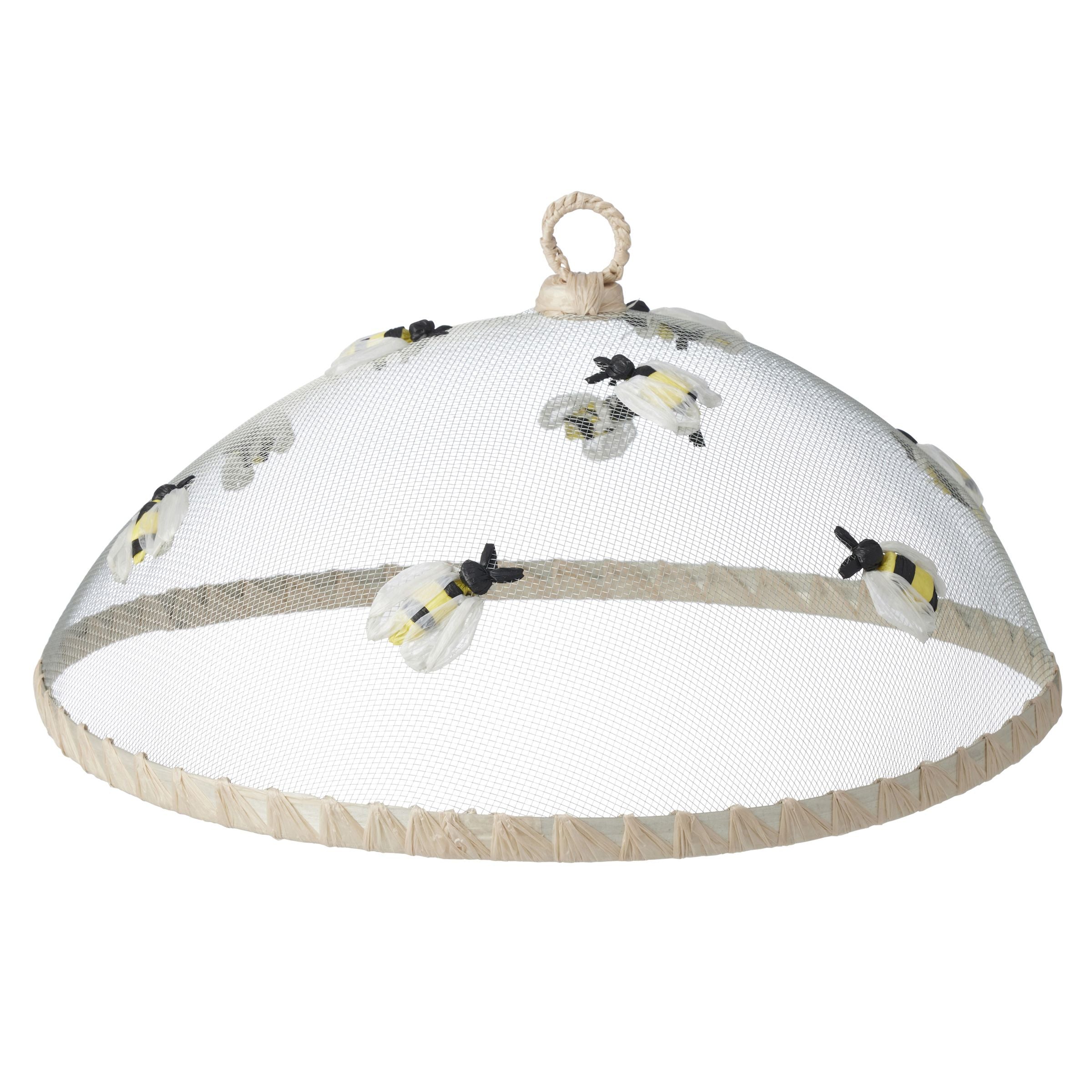 Assemble Bee Mesh Food Cover Beige