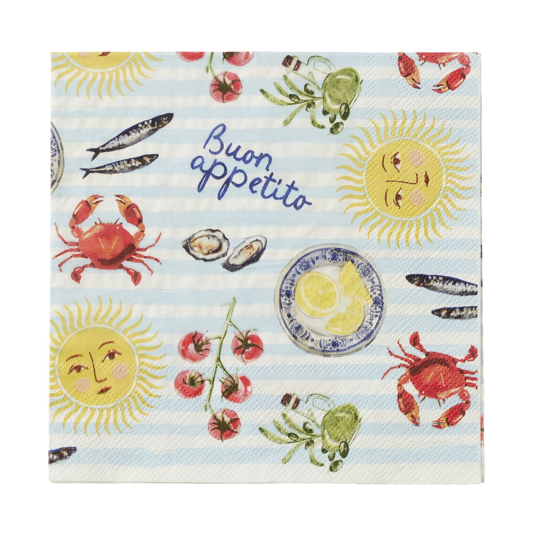 Assemble Sicily 20pk 3 Ply Napkin Multi