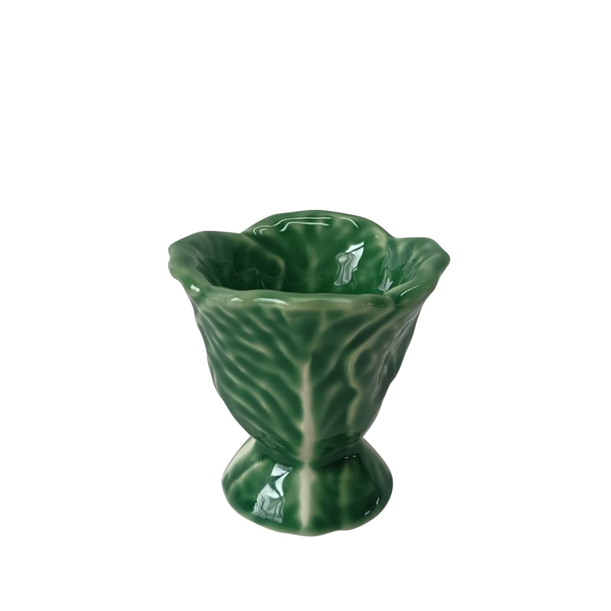 Assemble Cabbage Ceramic Egg Cup Green