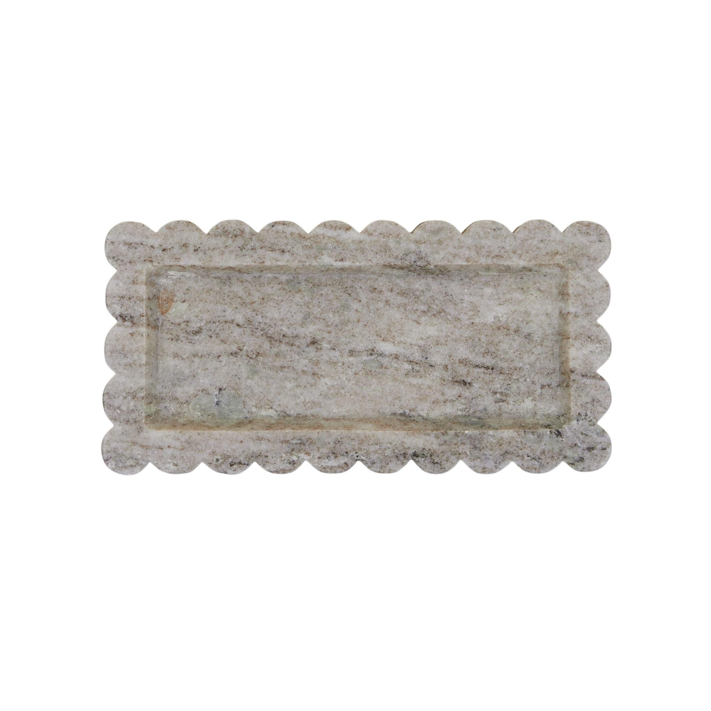 Coast To Coast Dentelle Marble Tray Nude