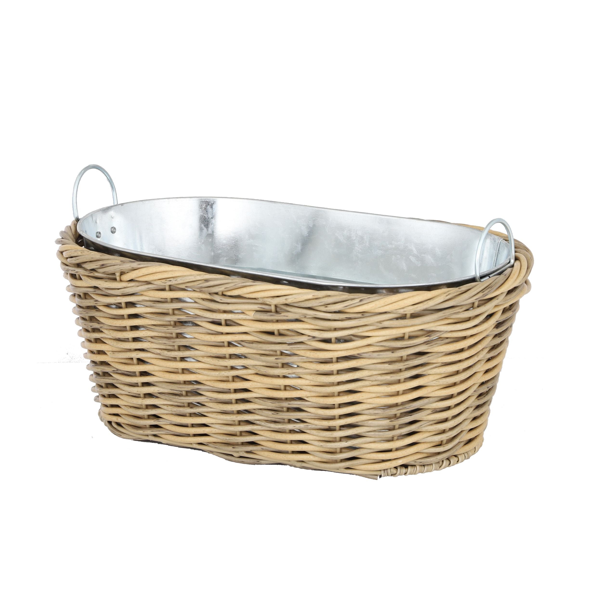 Assemble Bubbles PE Rattan Cooler Natural