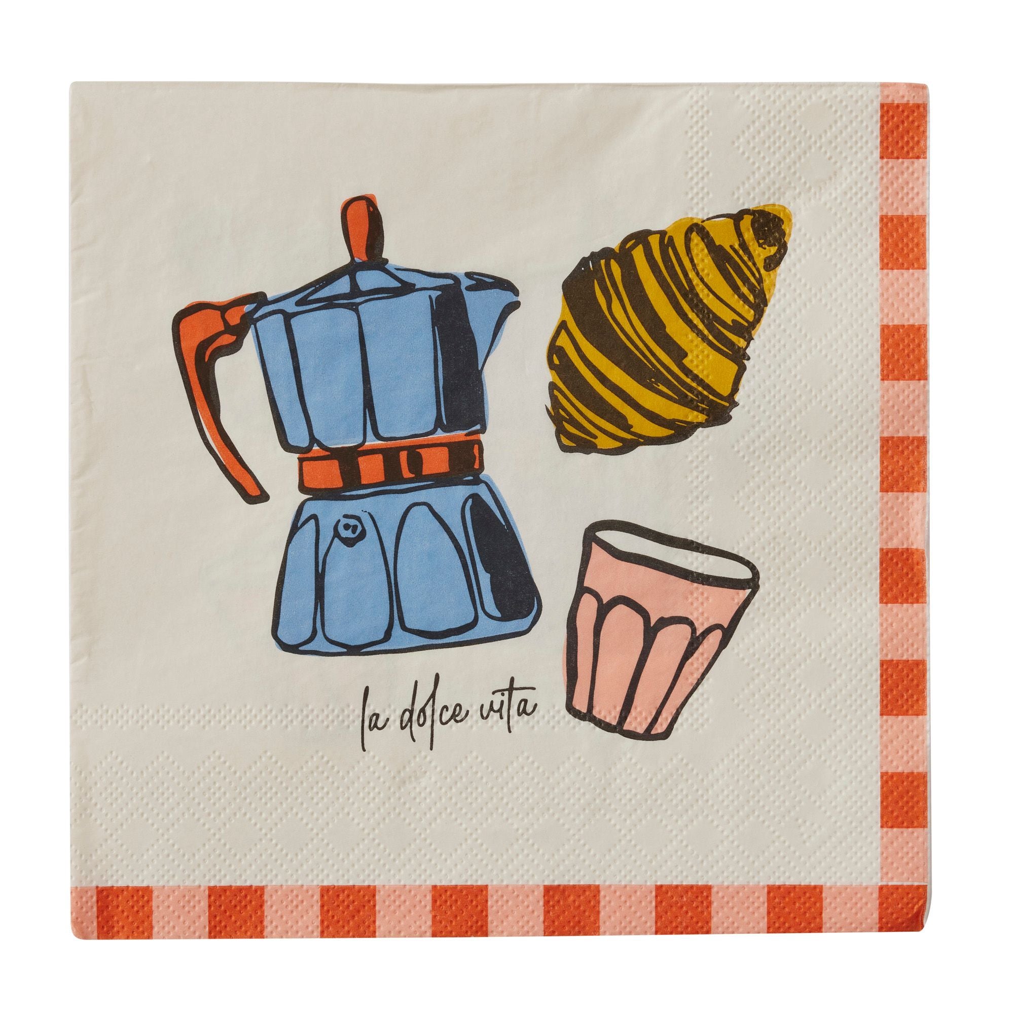 Assemble Brunch 20pk 3 Ply Napkin Multi