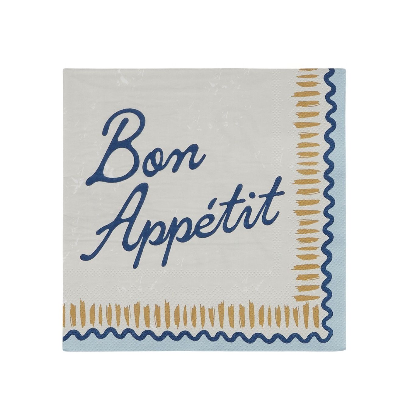 Assemble Appetit 20pk 3 Ply Napkin Blue