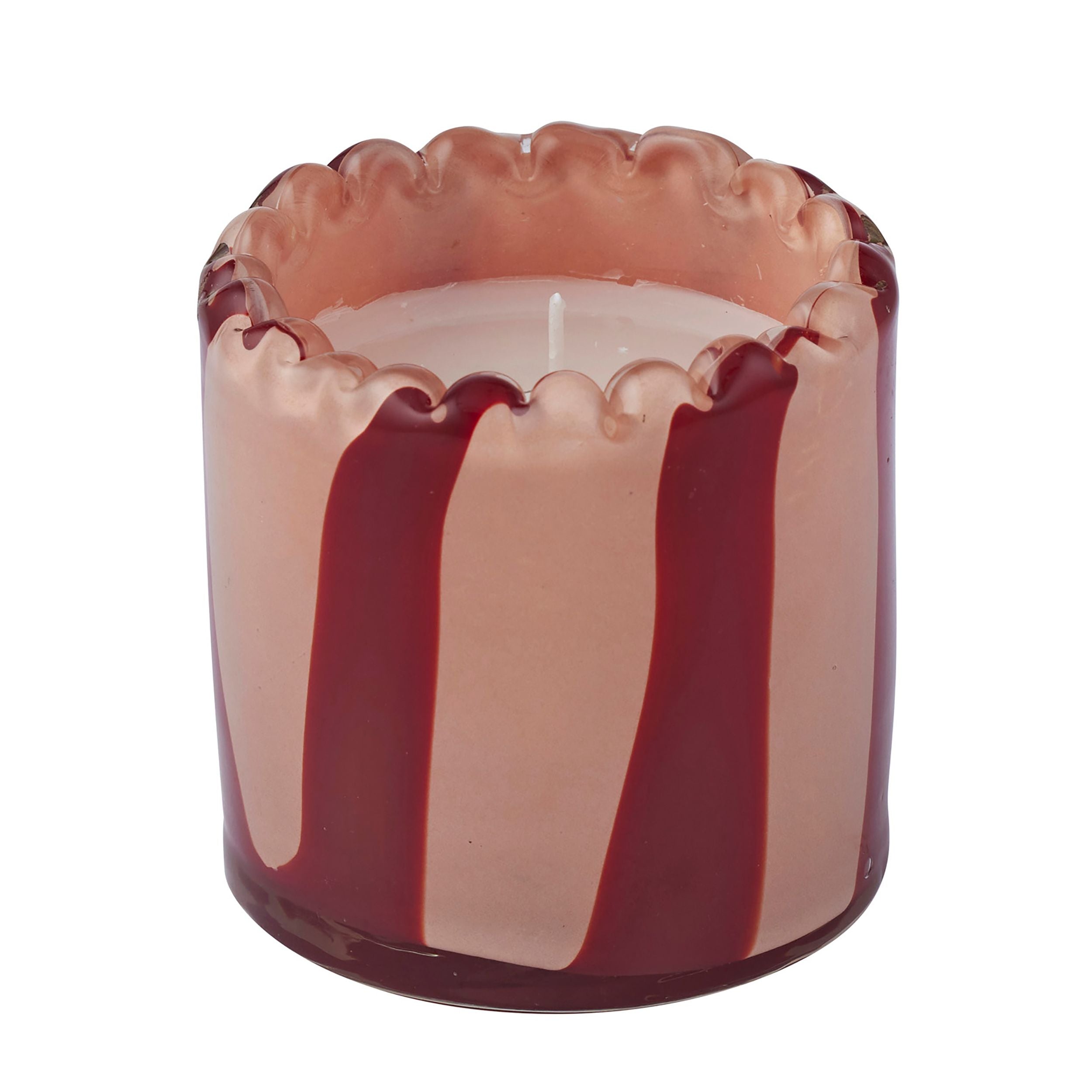 Elemental Billie 5% Glass Candle Rose/Red