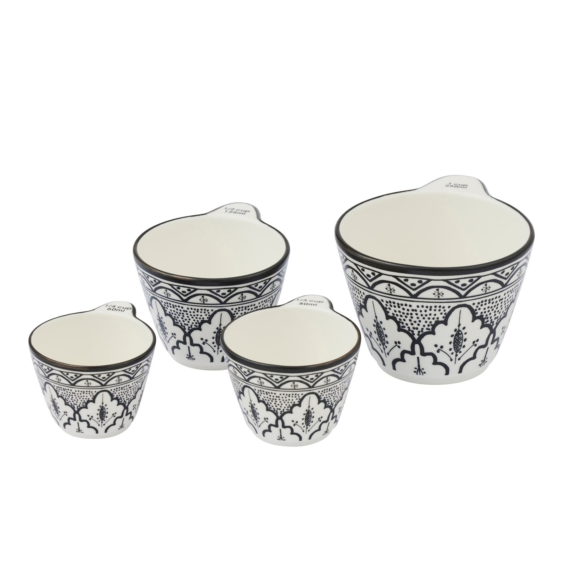 Assemble Aleah Ceramic Set of 4 Measure Cups