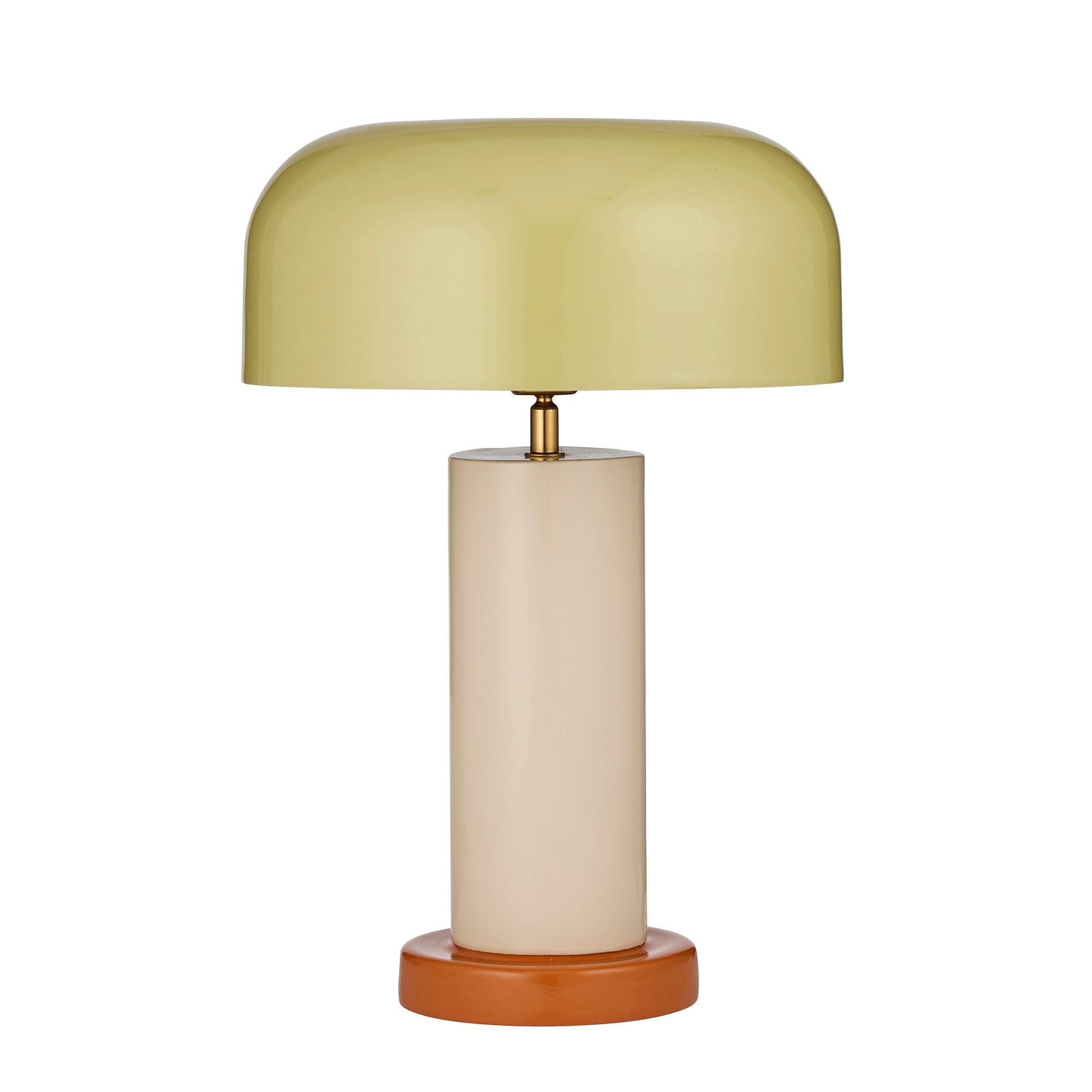 Coast To Coast Malo Metal Lamp Green/Ivory/Orange