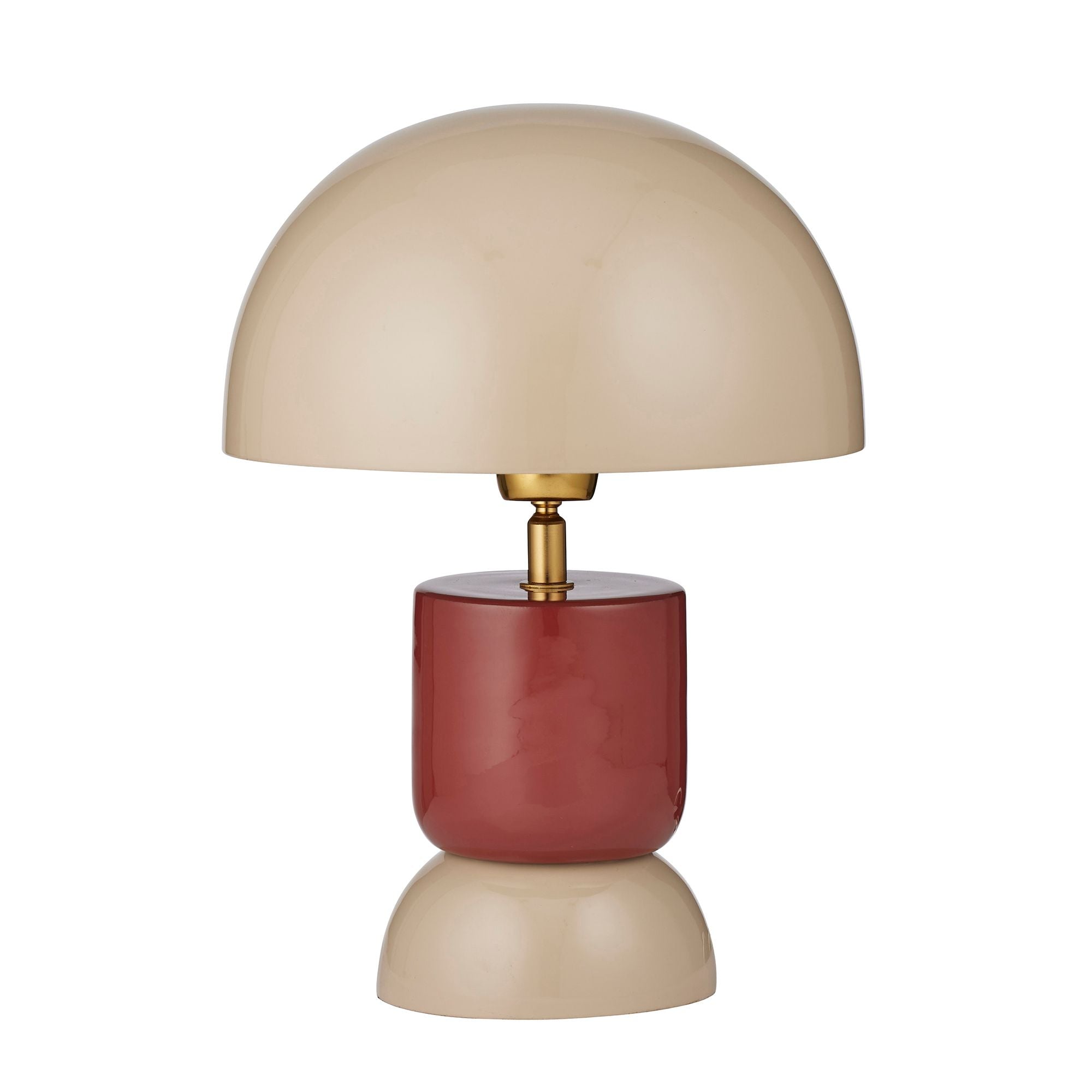 Coast To Coast Rio Metal Lamp Taupe/Russet