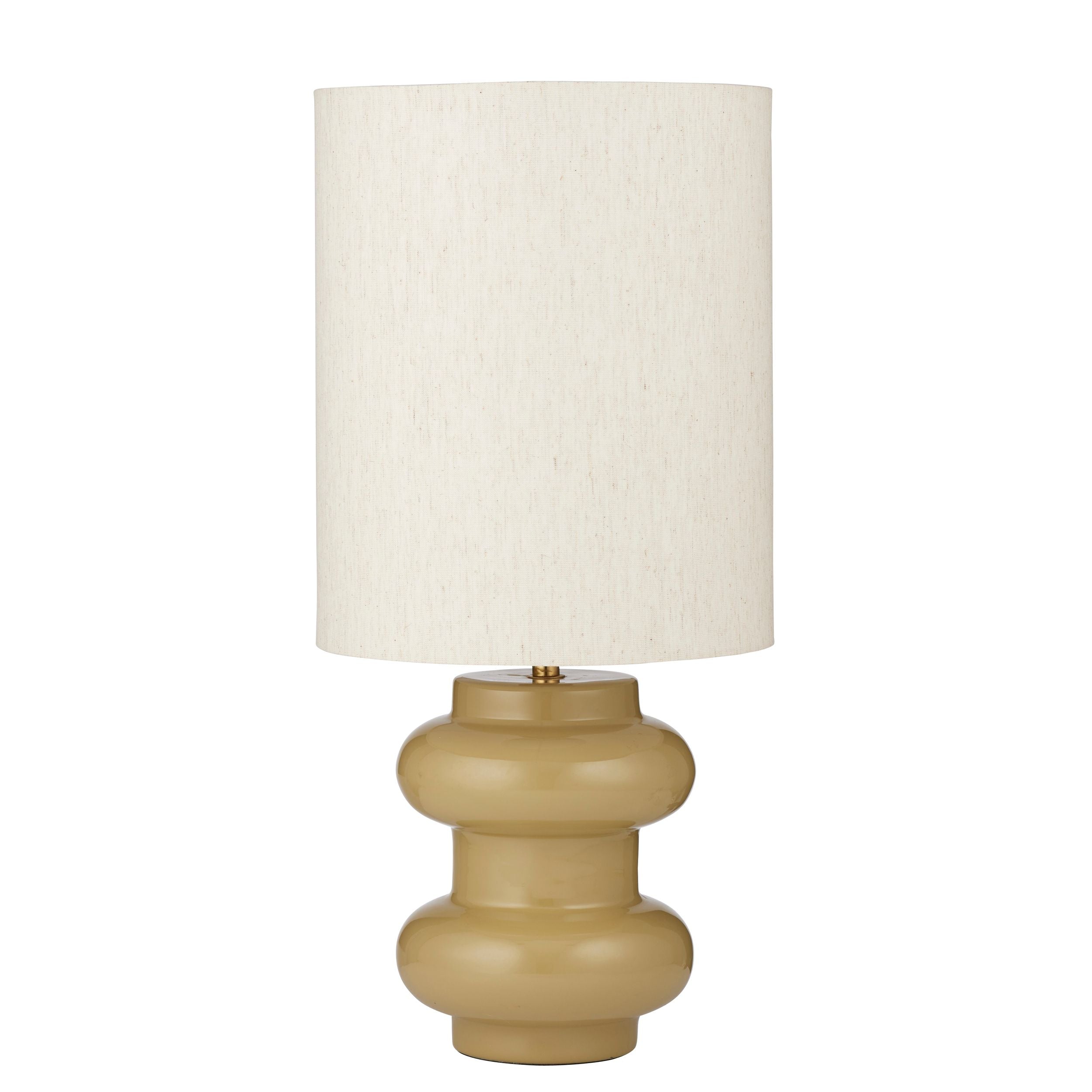 Coast To Coast Alba Metal Lamp Taupe/Ivory