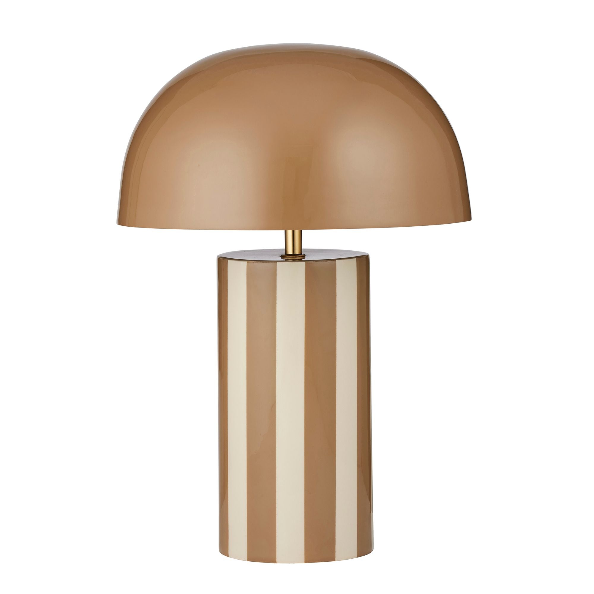 Coast To Coast Raya Metal Lamp Brown/Ivory
