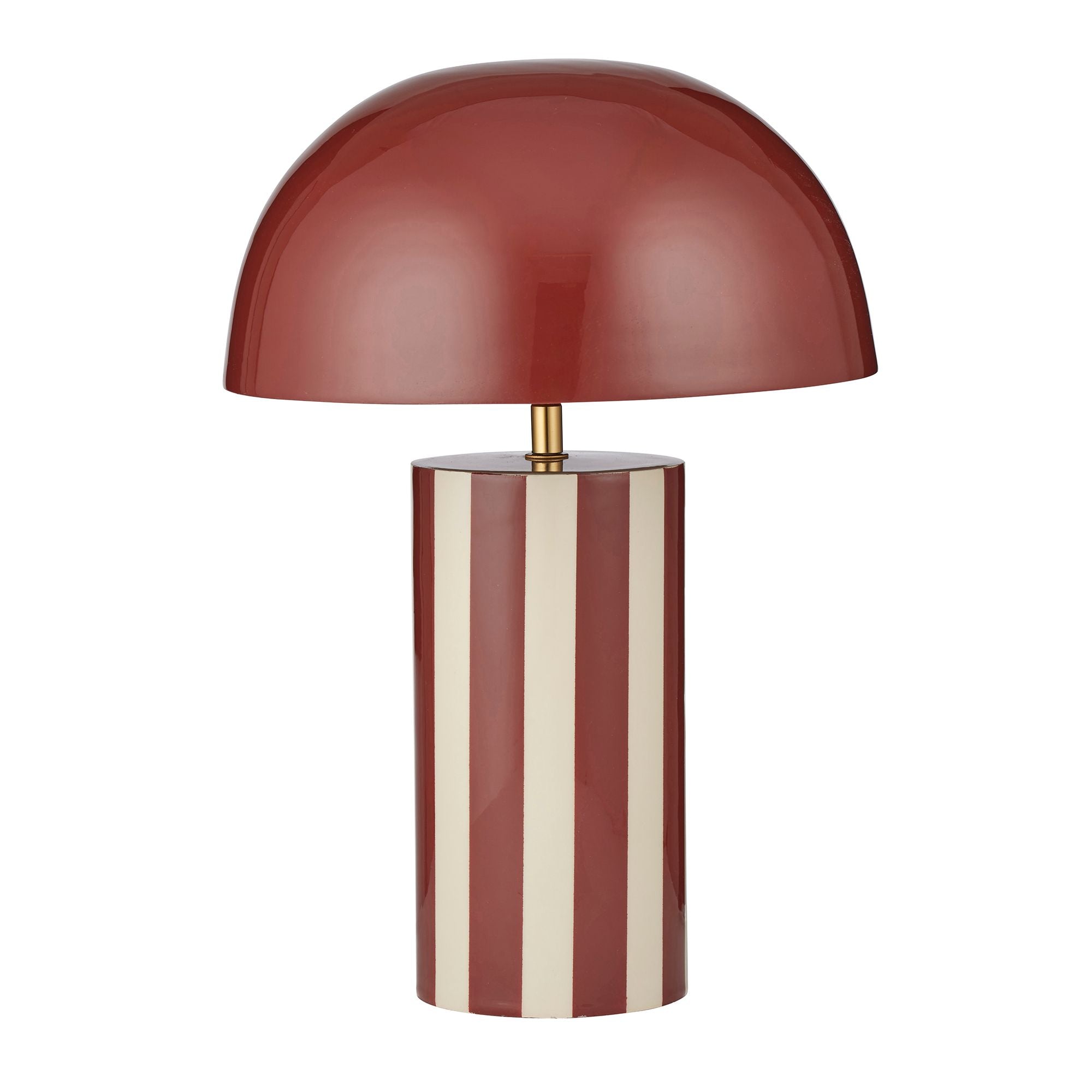Coast To Coast Raya Metal Lamp Russet/Ivory