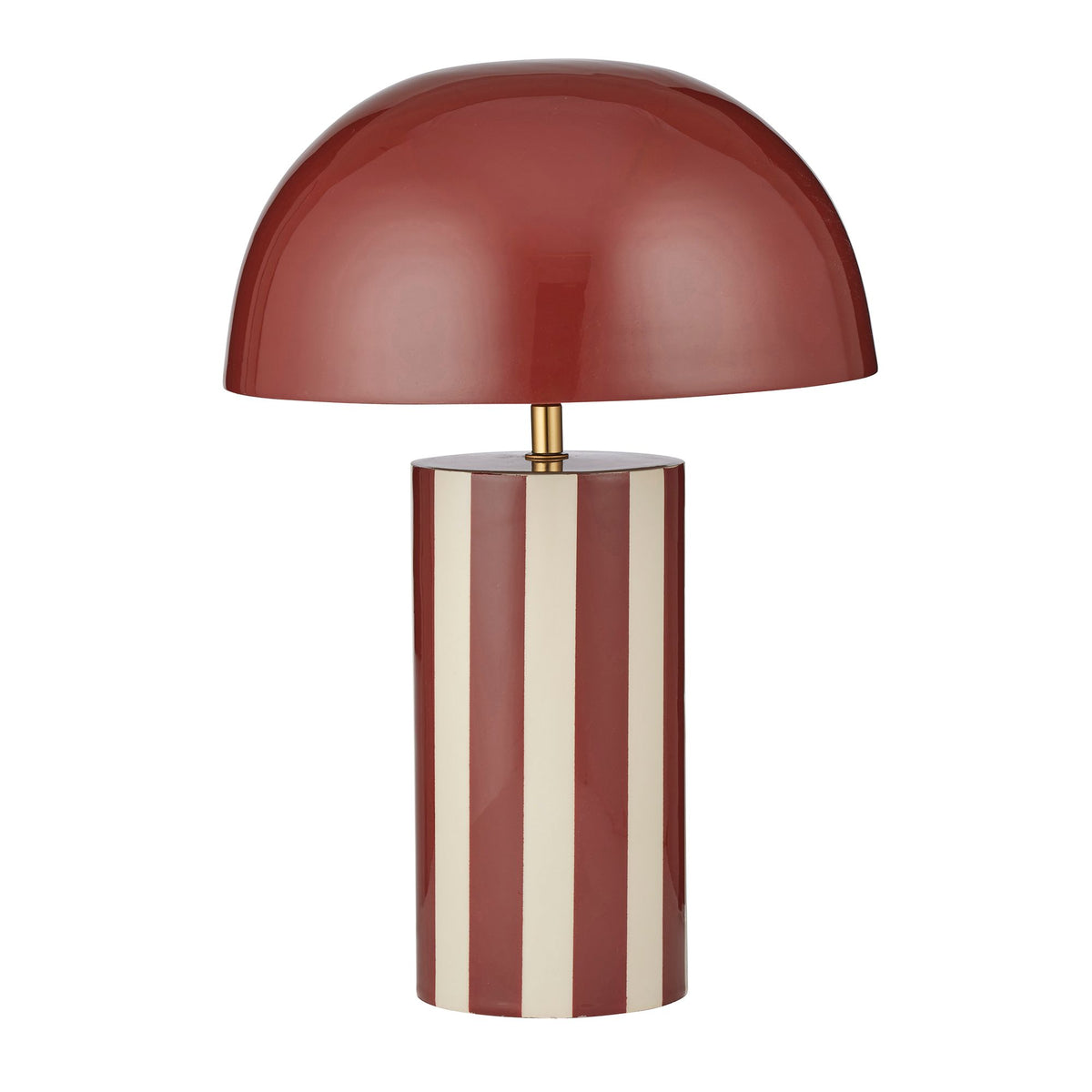 Coast To Coast Raya Metal Lamp Russet/Ivory