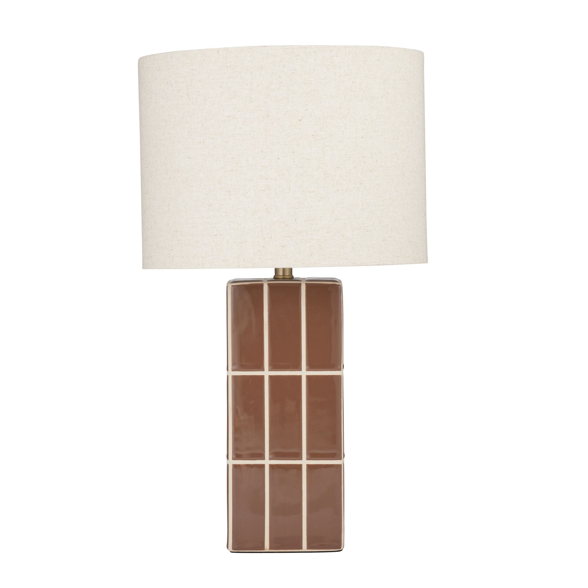 Coast To Coast Boyd Ceramic Table Lamp Brown