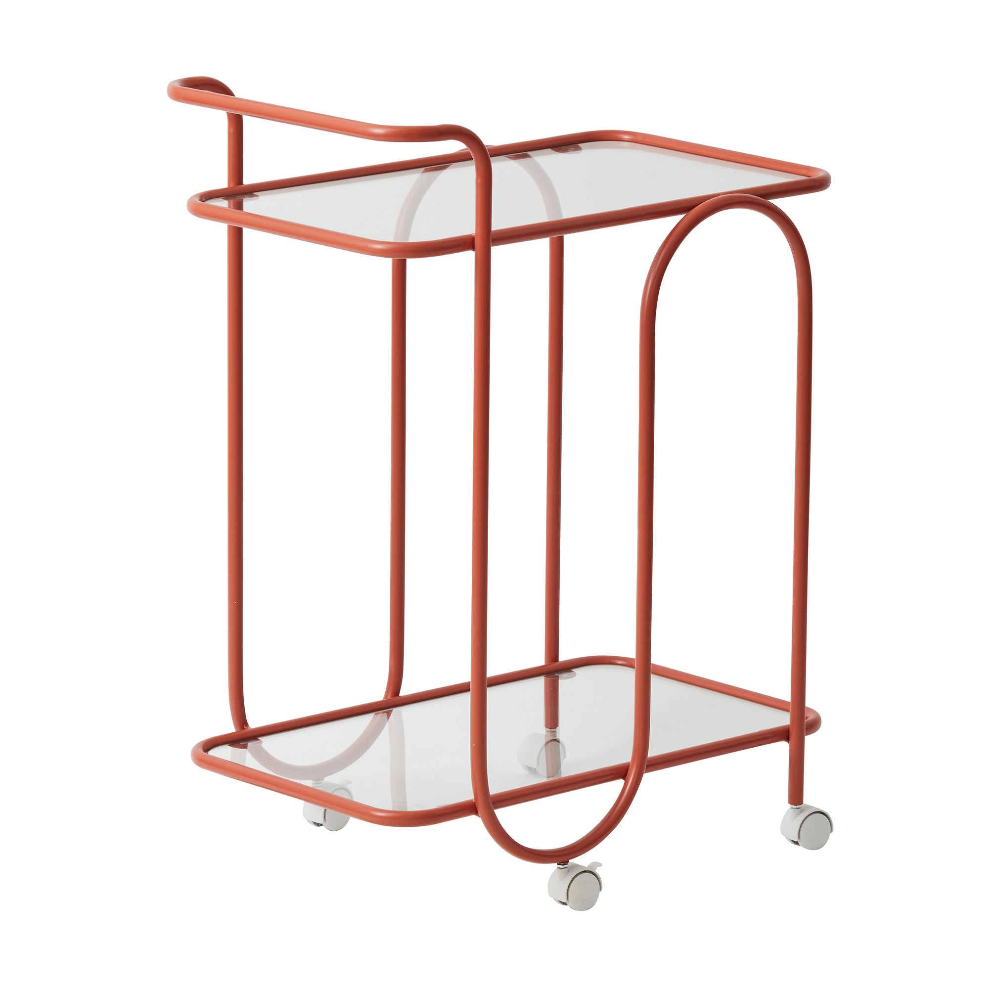 Coast To Coast Trinity Metal Bar Cart Jaffa