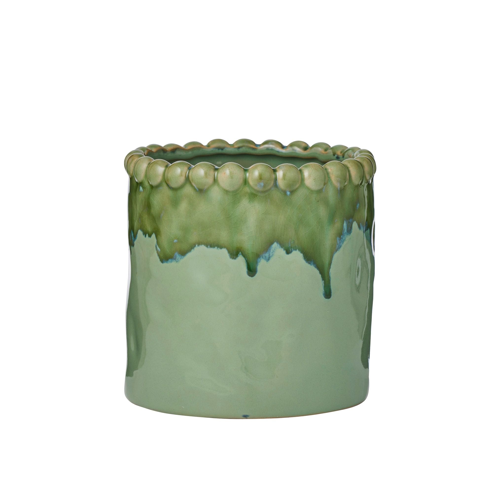 Life Botanic Emerson Ceramic Pot Green