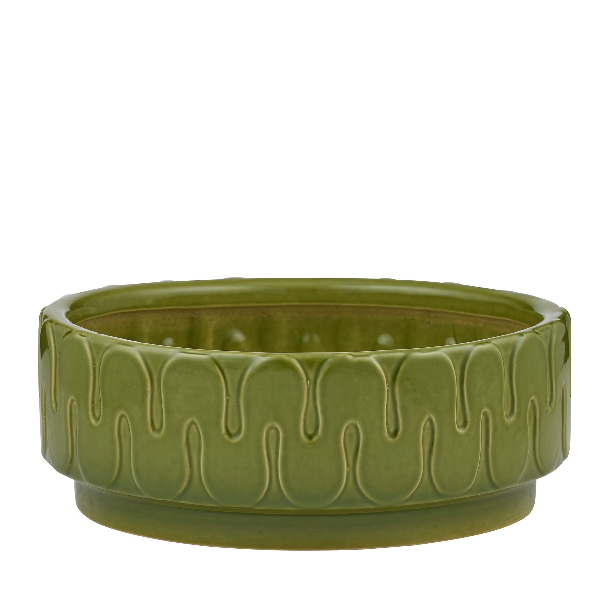 Coast To Coast Muller Ceramic Bowl Olive