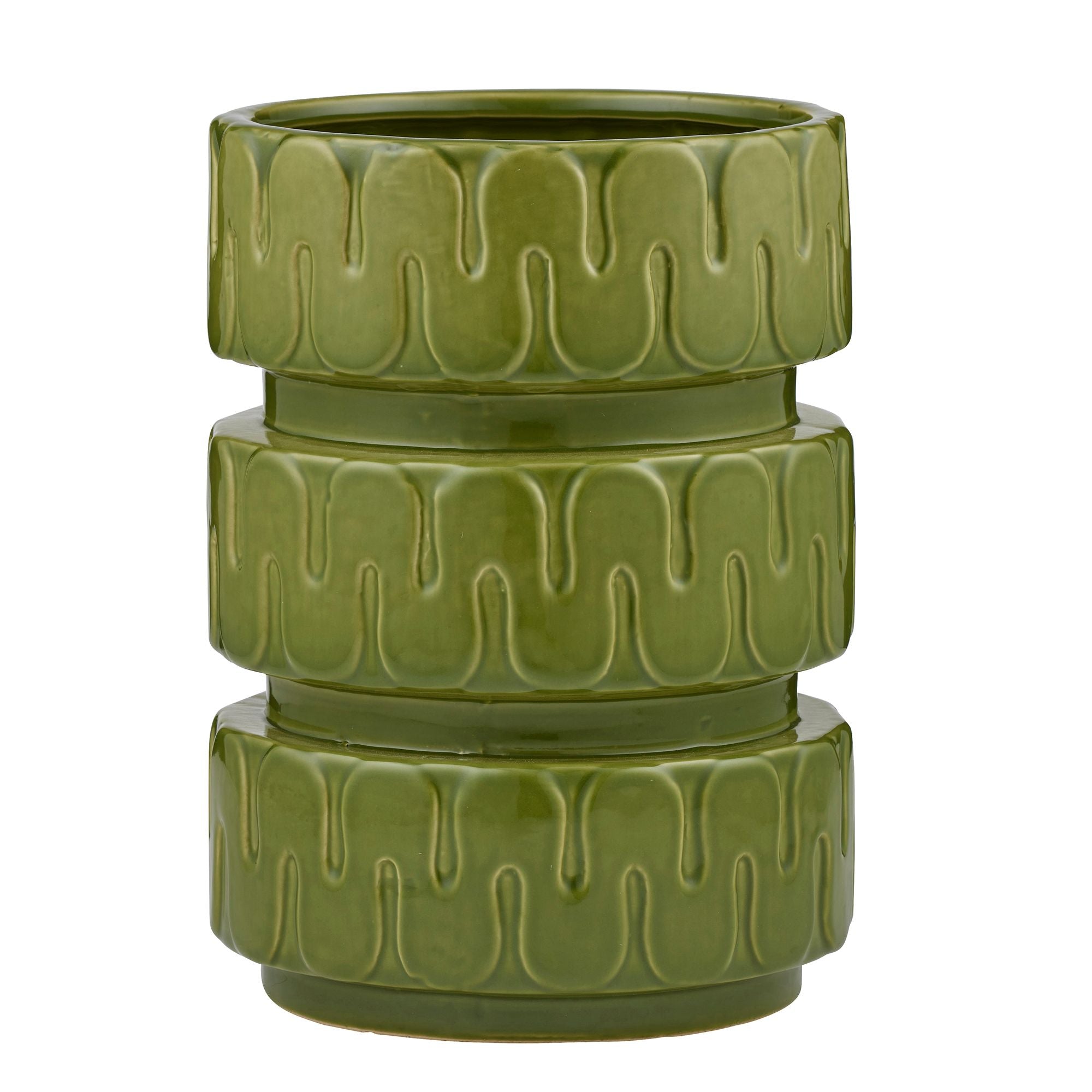 Coast To Coast Muller Ceramic Vase Olive