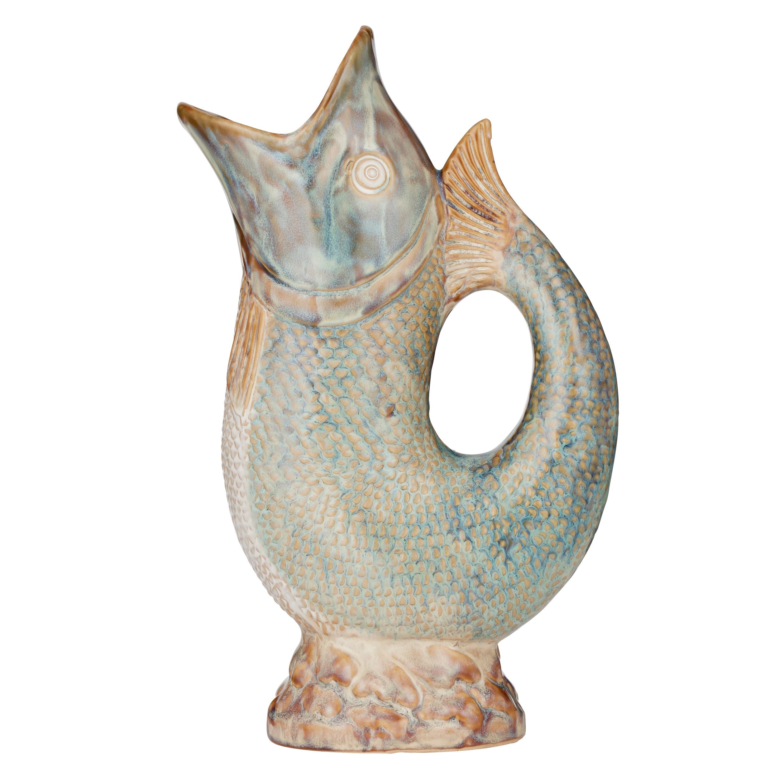 Coast To Coast Pescado Ceramic Jug Mint