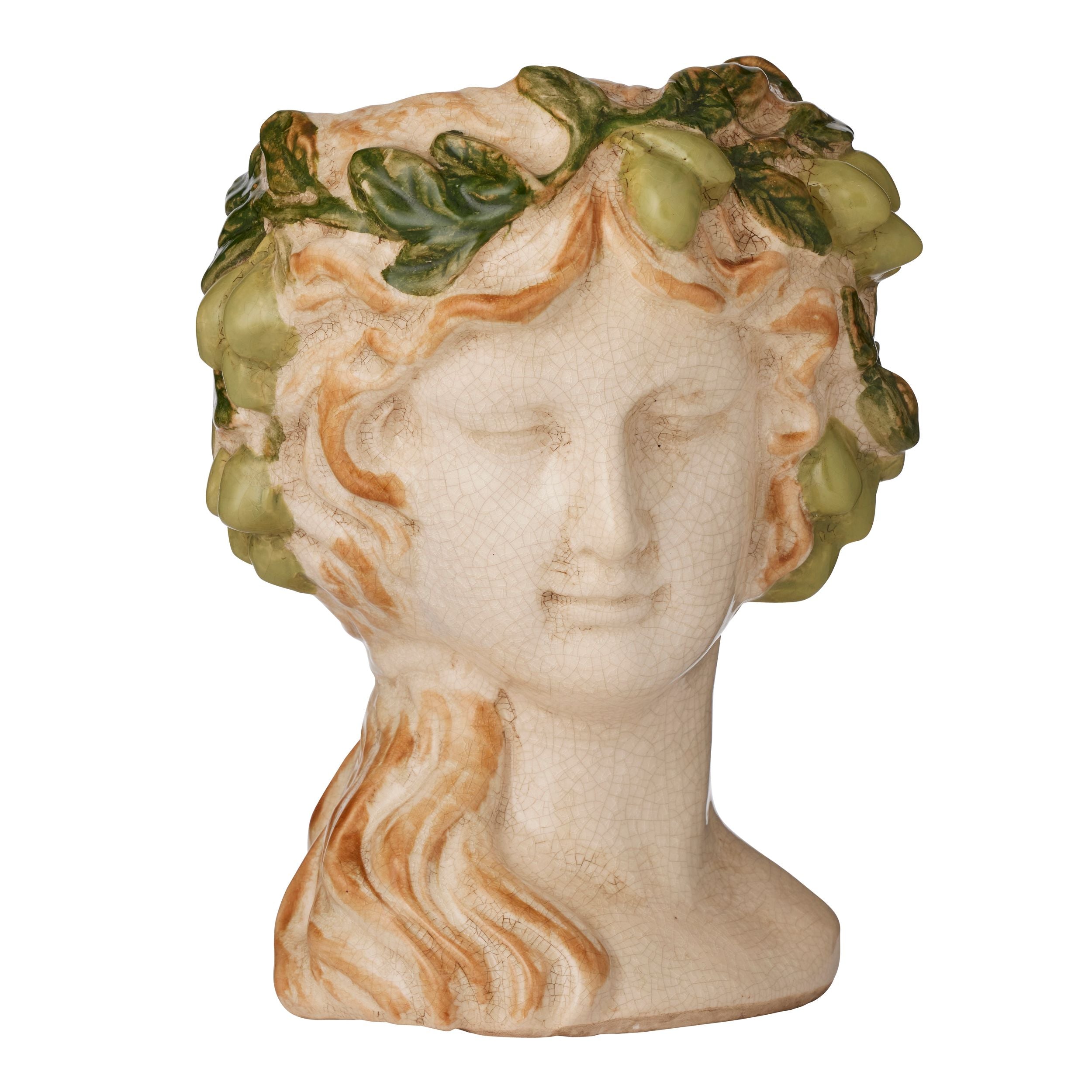 Life Botanic Marisa Ceramic Pot Olive