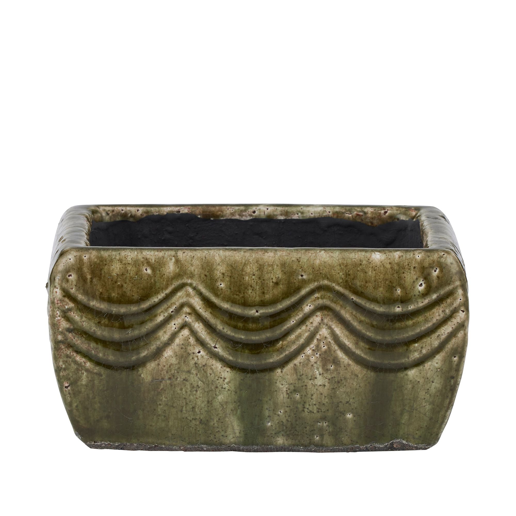 Life Botanic Garcia Ceramic Planter Olive