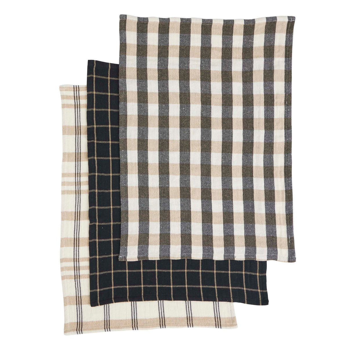 Assemble Kit Set of 3 Recycled Cotton T'Towel Bk
