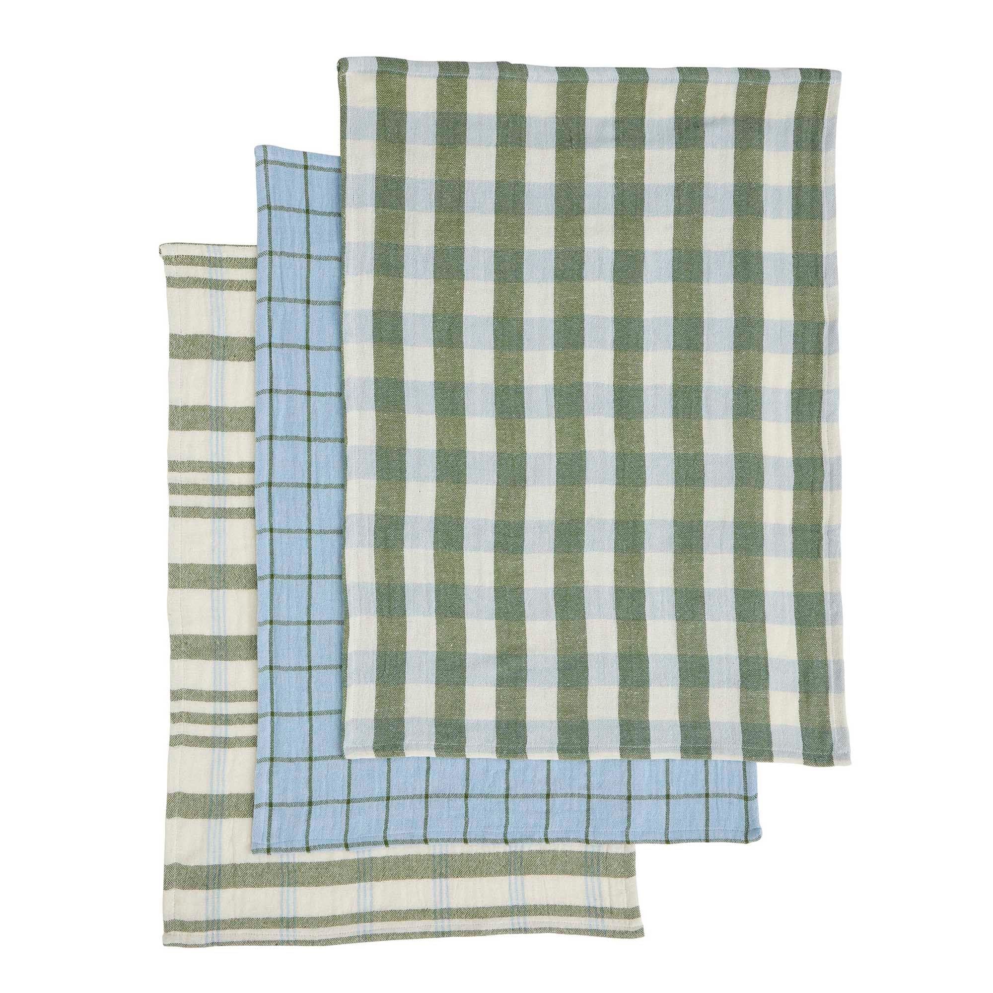 Assemble Kit Set of 3 Recycled Cotton T'Towel Ol