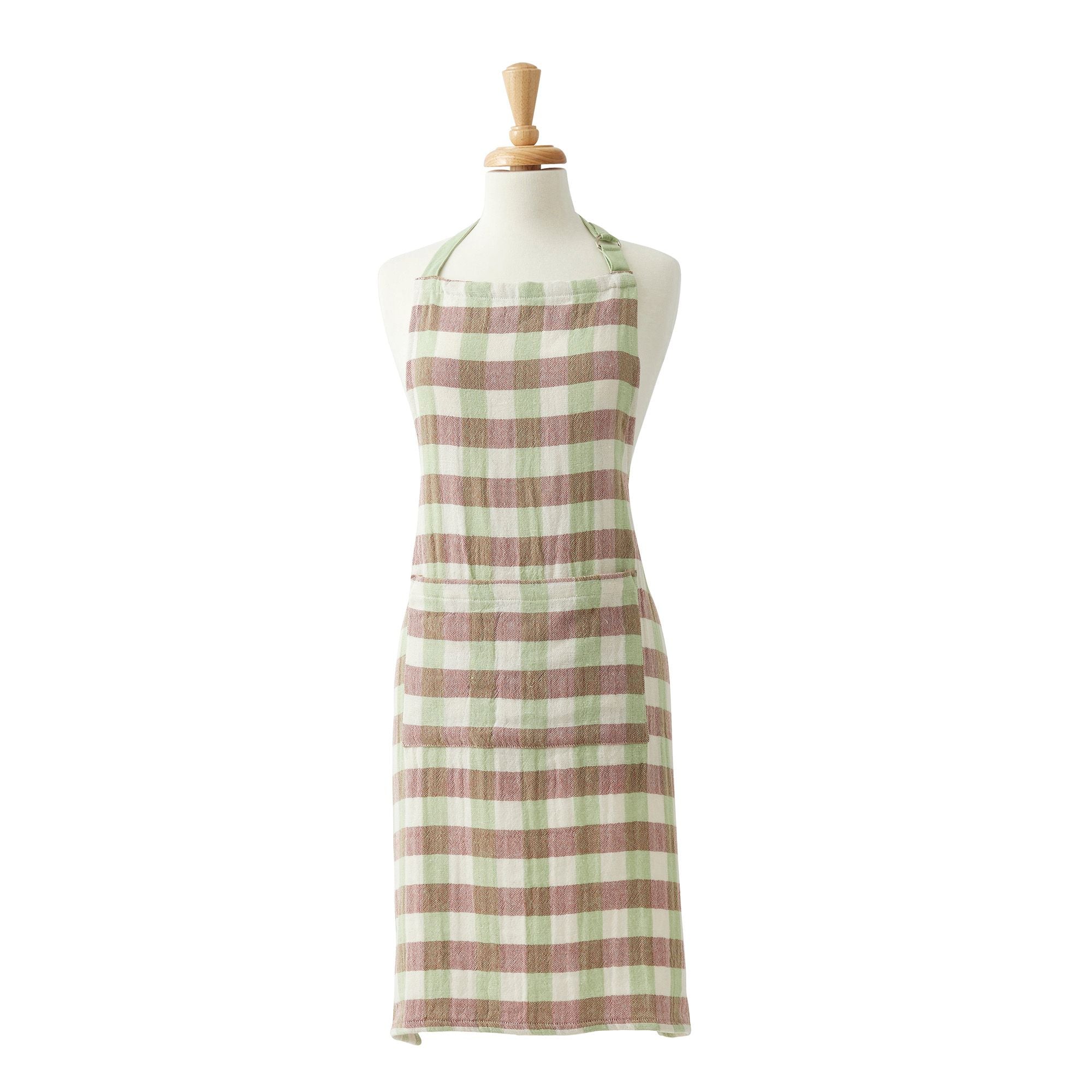 Assemble Kit Recycled Cotton Apron Sage