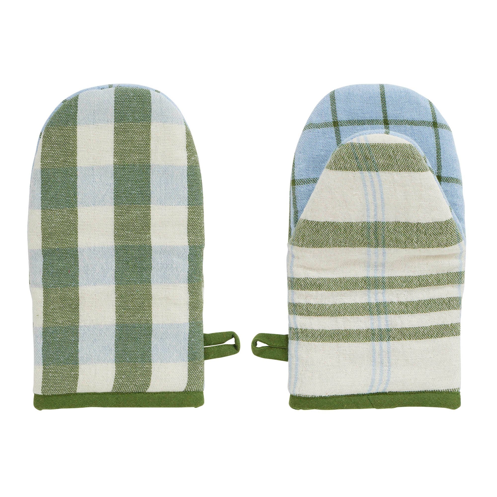 Assemble Kit Recycled Cotton Mitt Olive