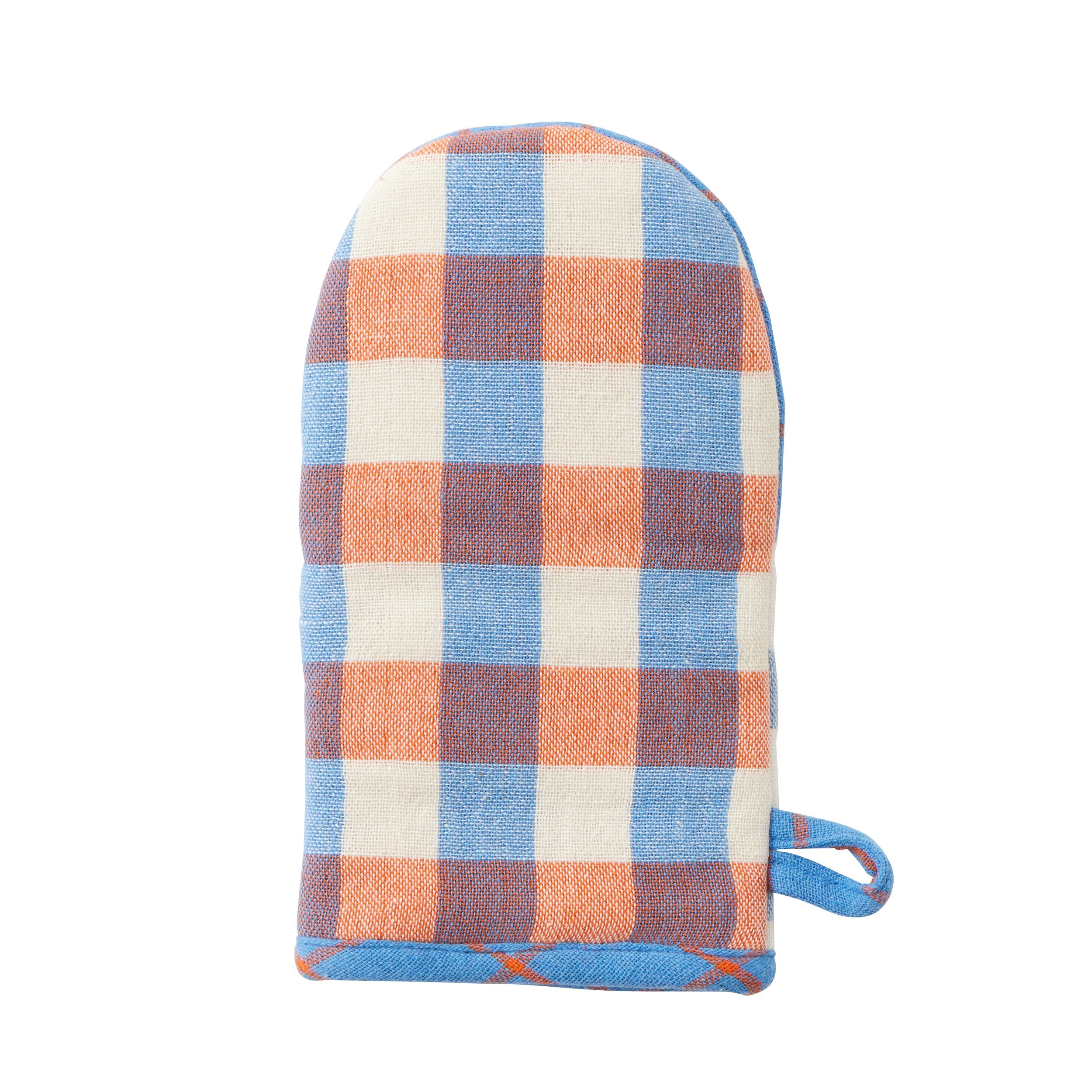 Assemble Kit Recycled Cotton Mitt Blue