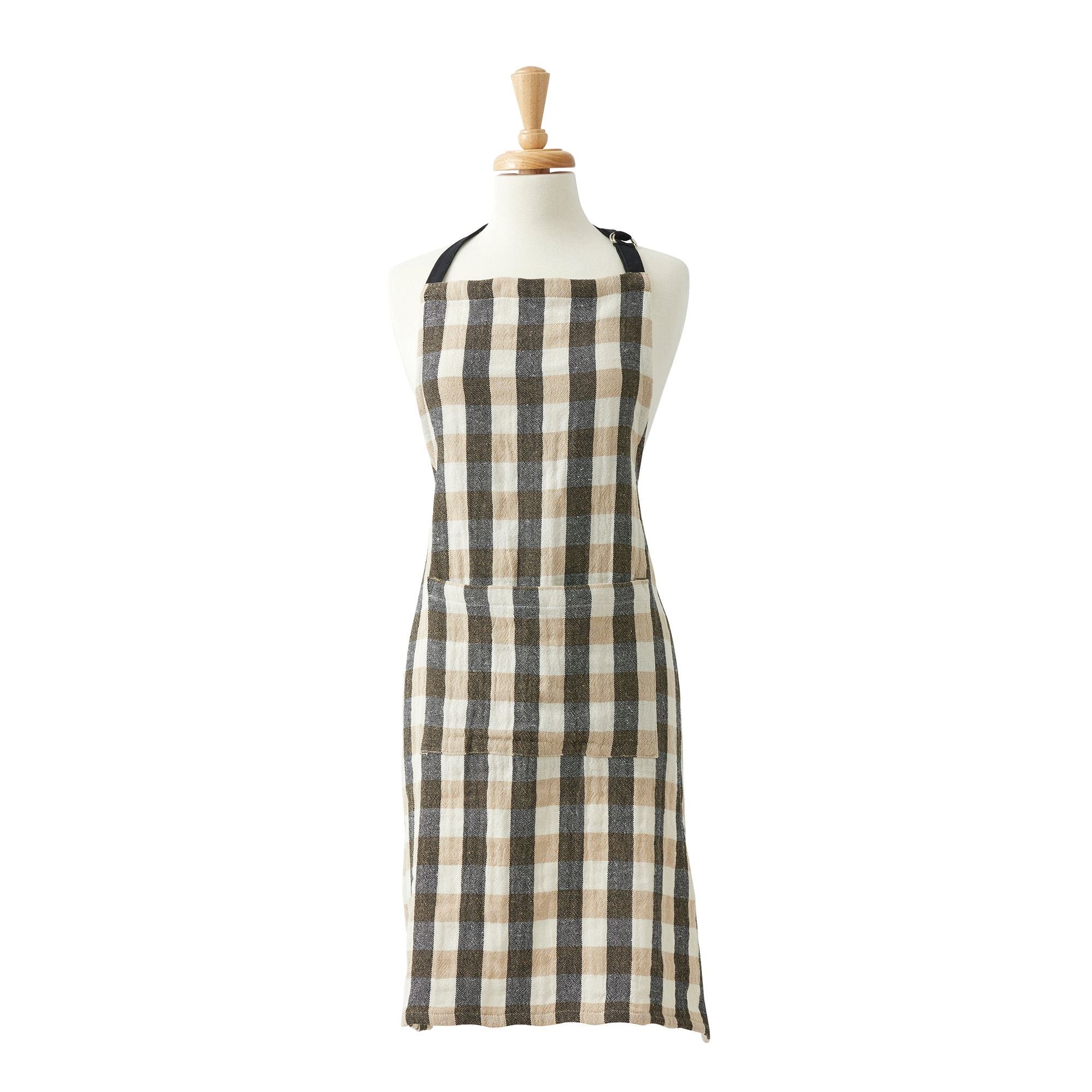 Assemble Kit Recycled Cotton Apron Black