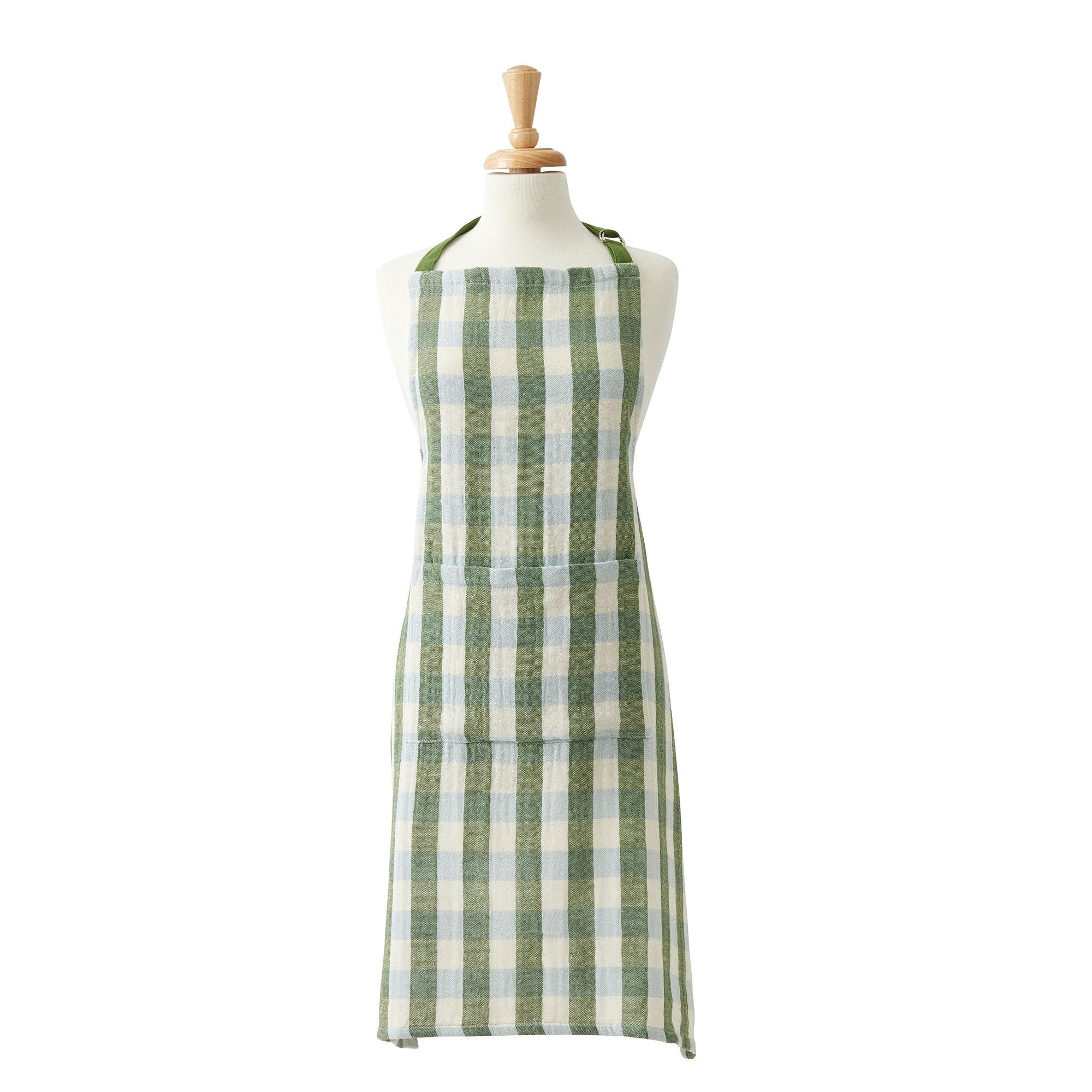 Assemble Kit Recycled Cotton Apron Olive