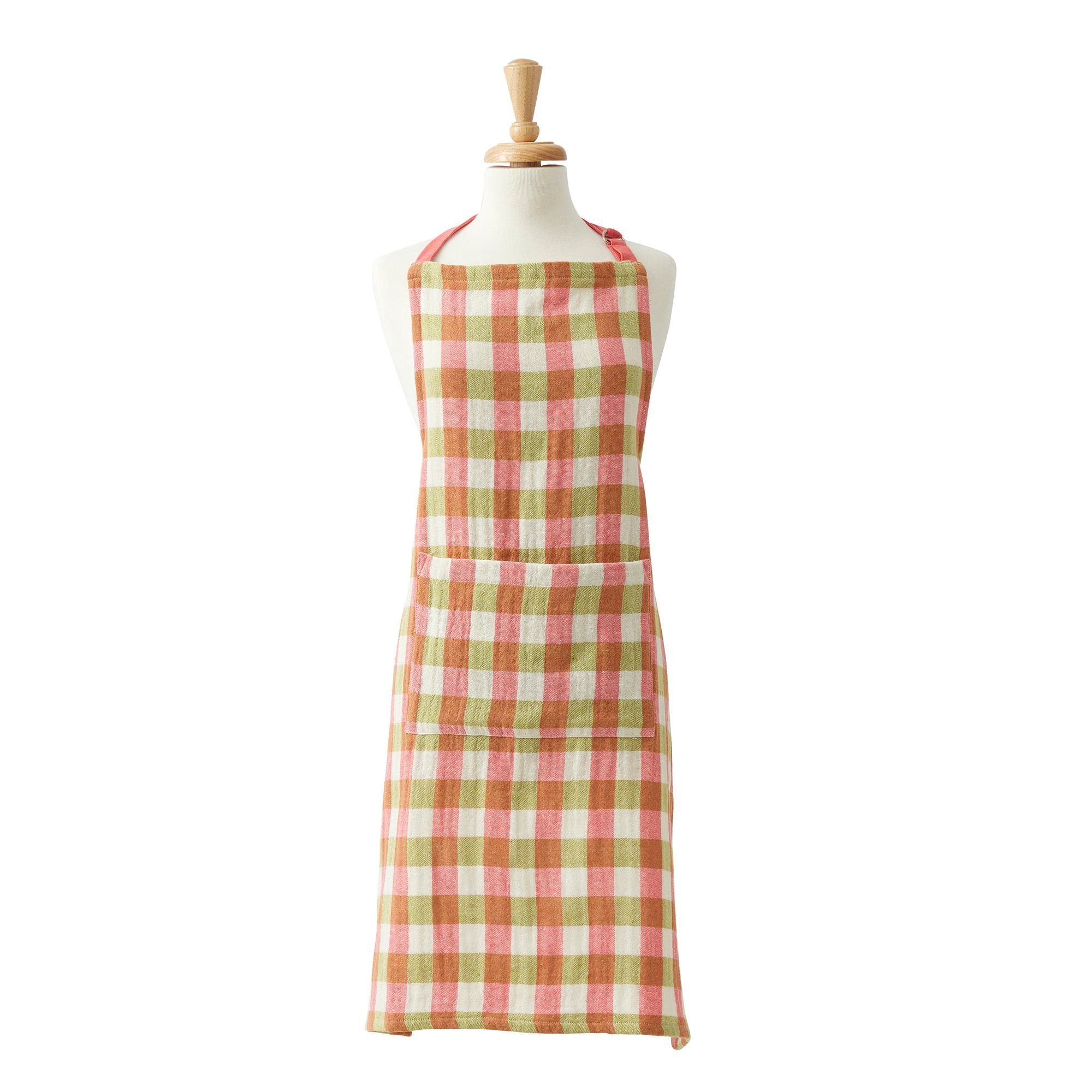 Assemble Kit Recycled Cotton Apron Pink
