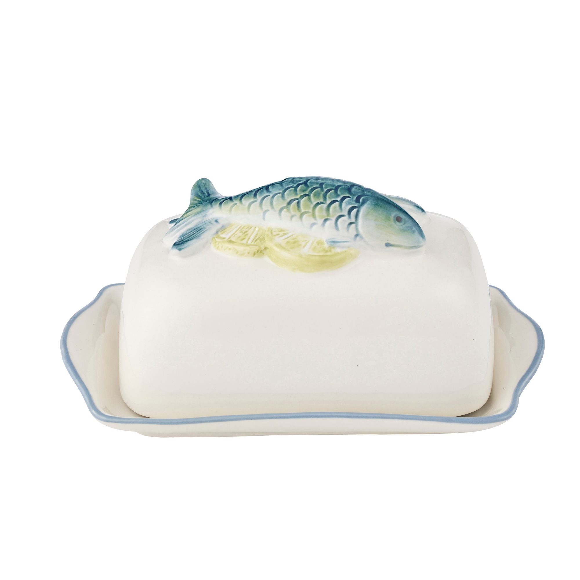 Assemble Azur Ceramic Butter Dish