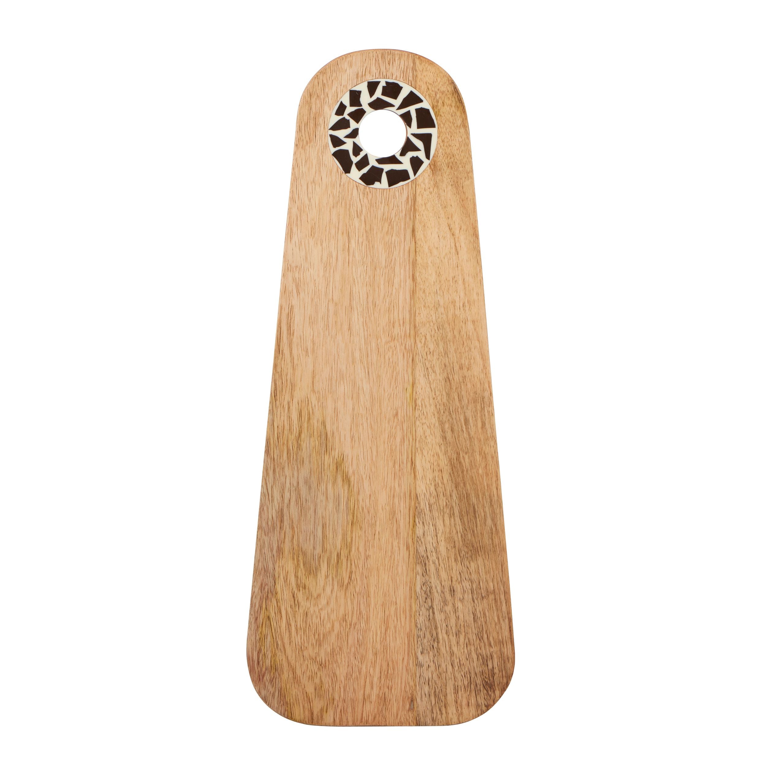 Assemble Bailey Wood Serving Board Cocoa
