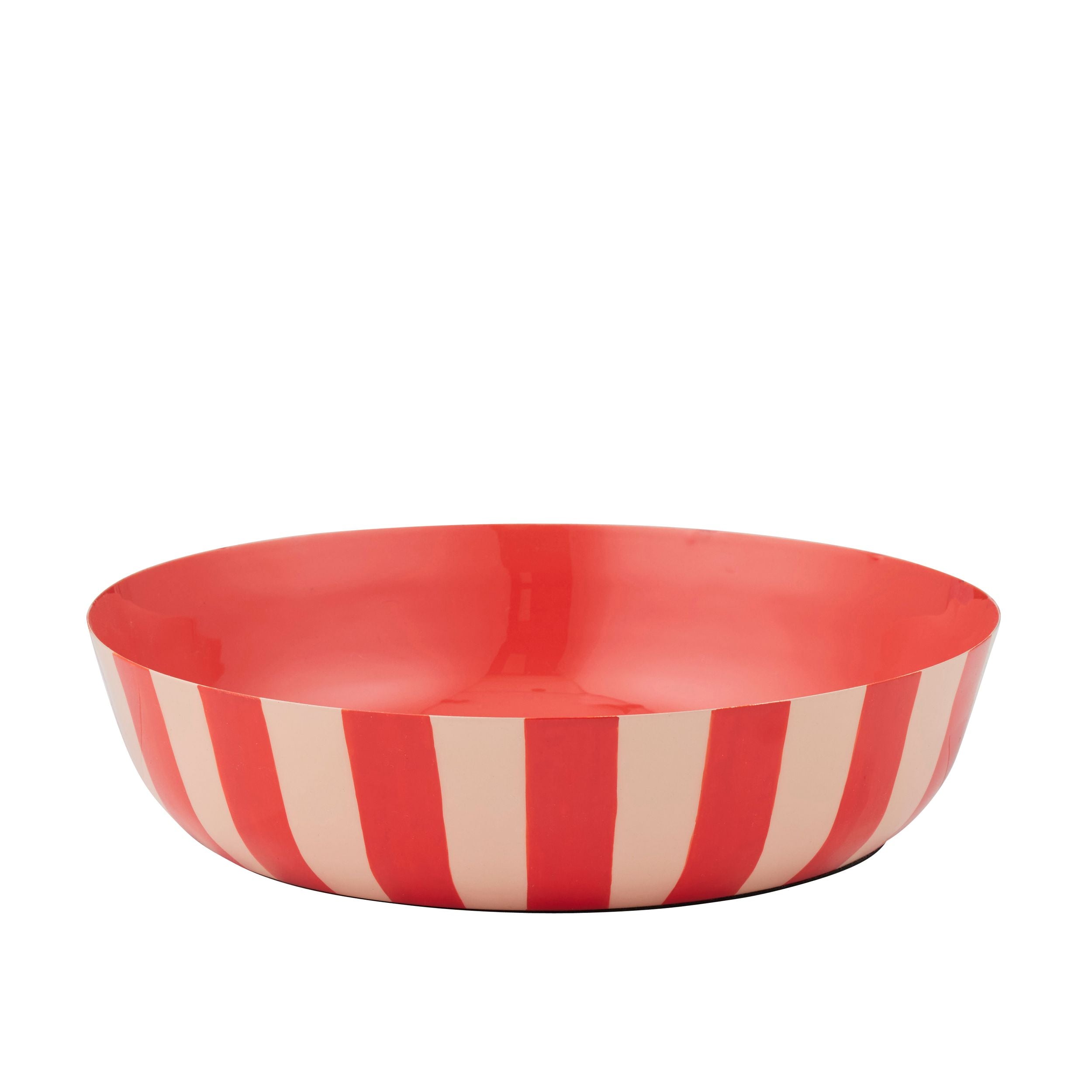 Assemble Linear Metal Bowl Nude/Tomato