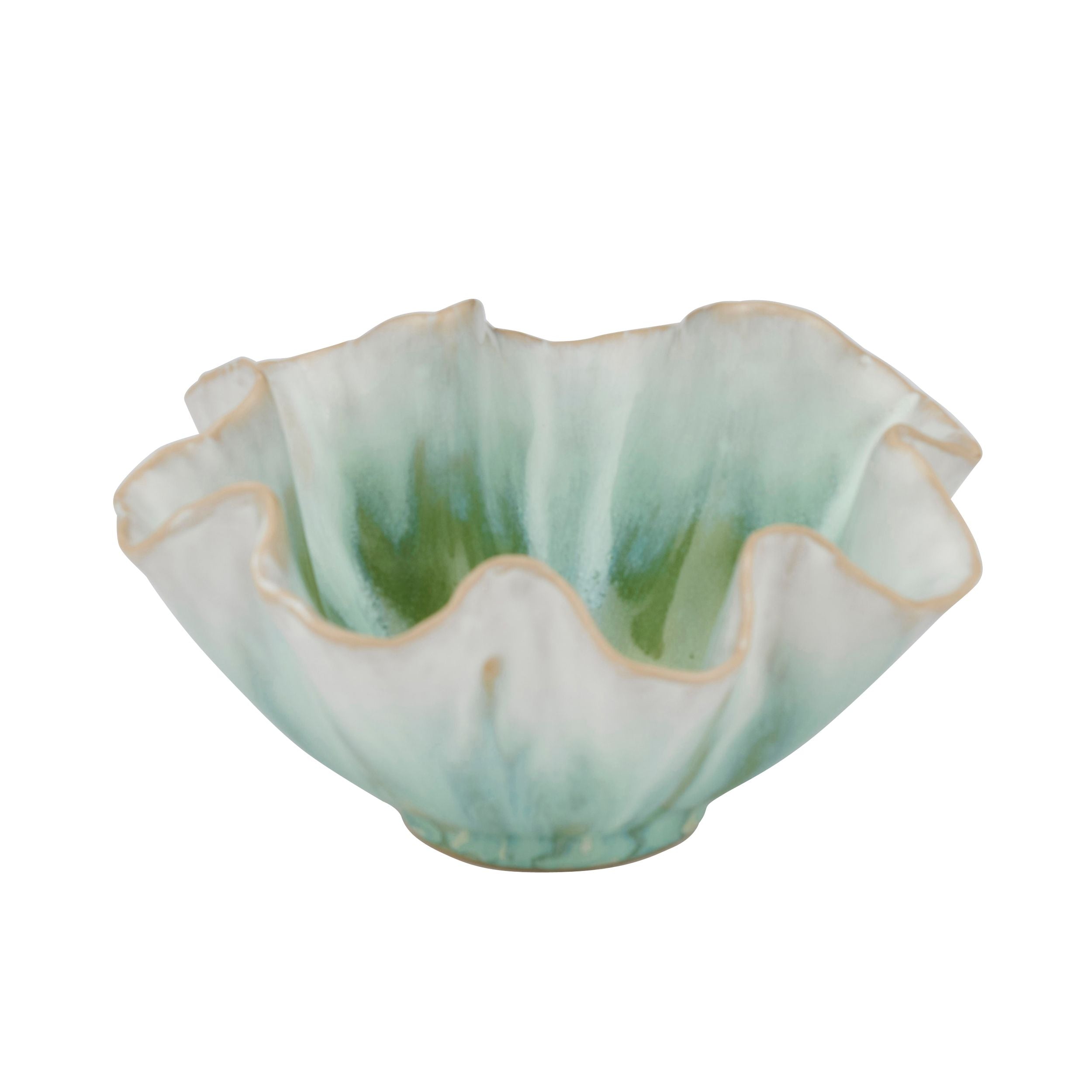 Assemble Callie Ceramic Bowl 16.5x8cm Green